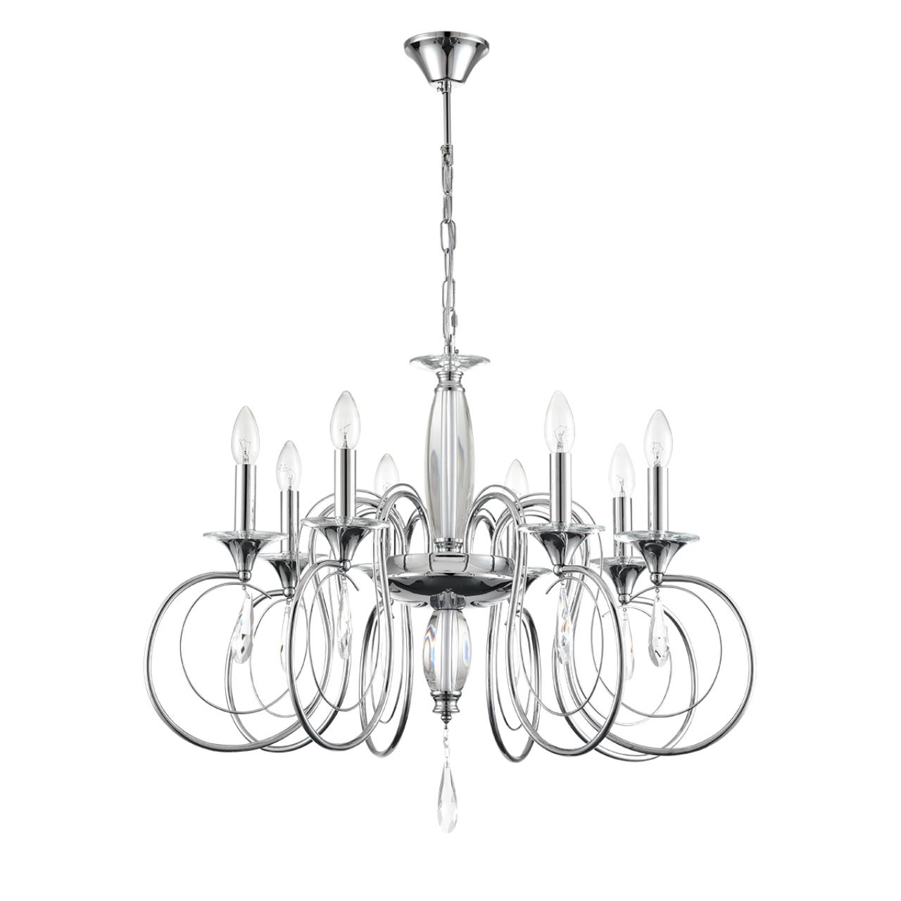 Люстра LUMION CLASSI LAOKA хром E14*8 10W