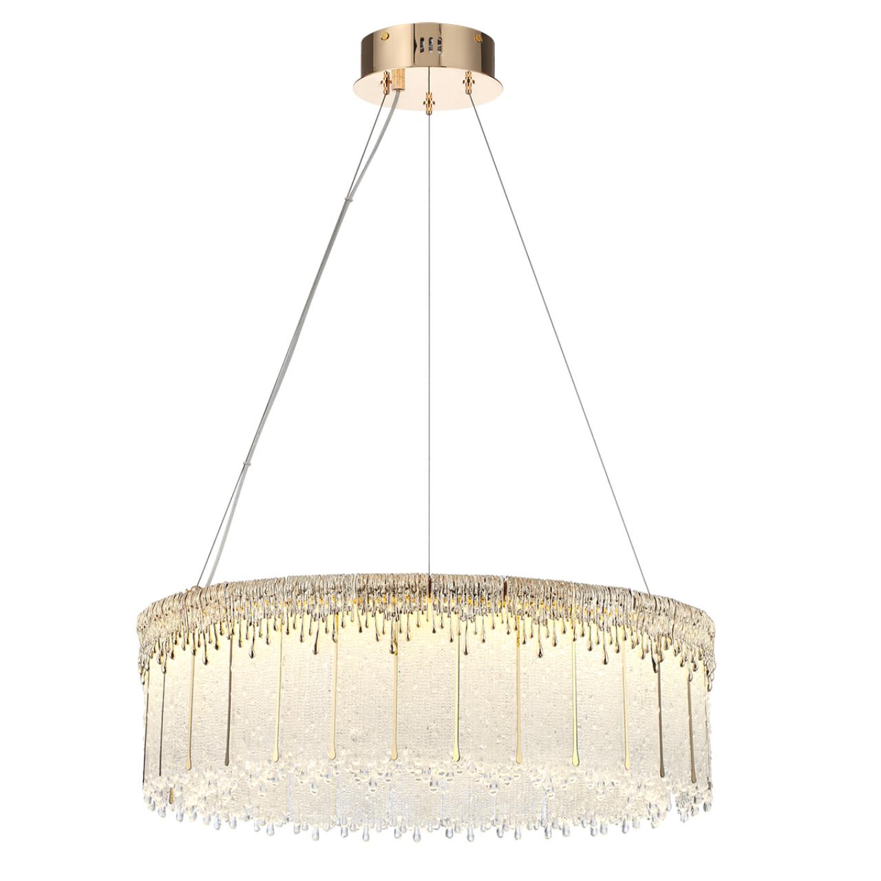 Люстра ODEON LIGHT L-VISION CLEO золотой LED*1 80