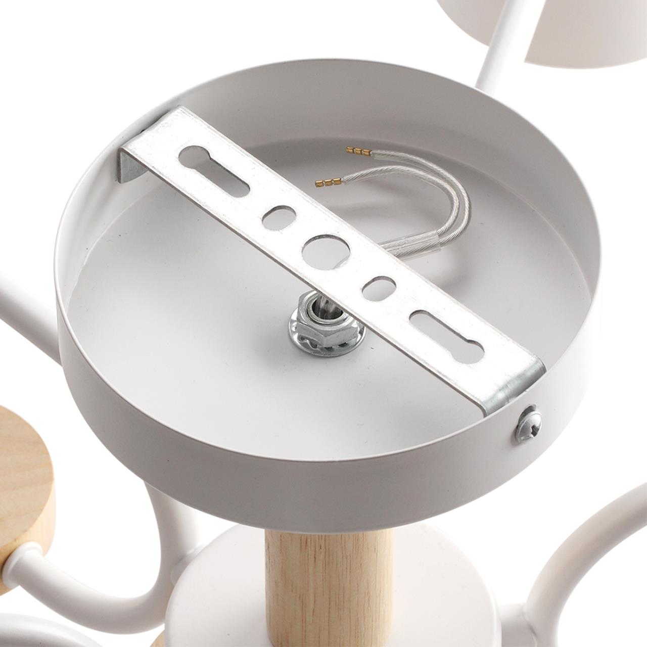 Люстра потолочная LUMION COMFI RONDO белый, бежевый GX53*6 10W
