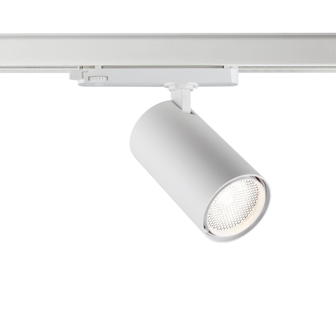 Светильник трехфазный трековый светодиодный NOVOTECH PORT HELIX белый LED*1 35W 3000К плафон белый