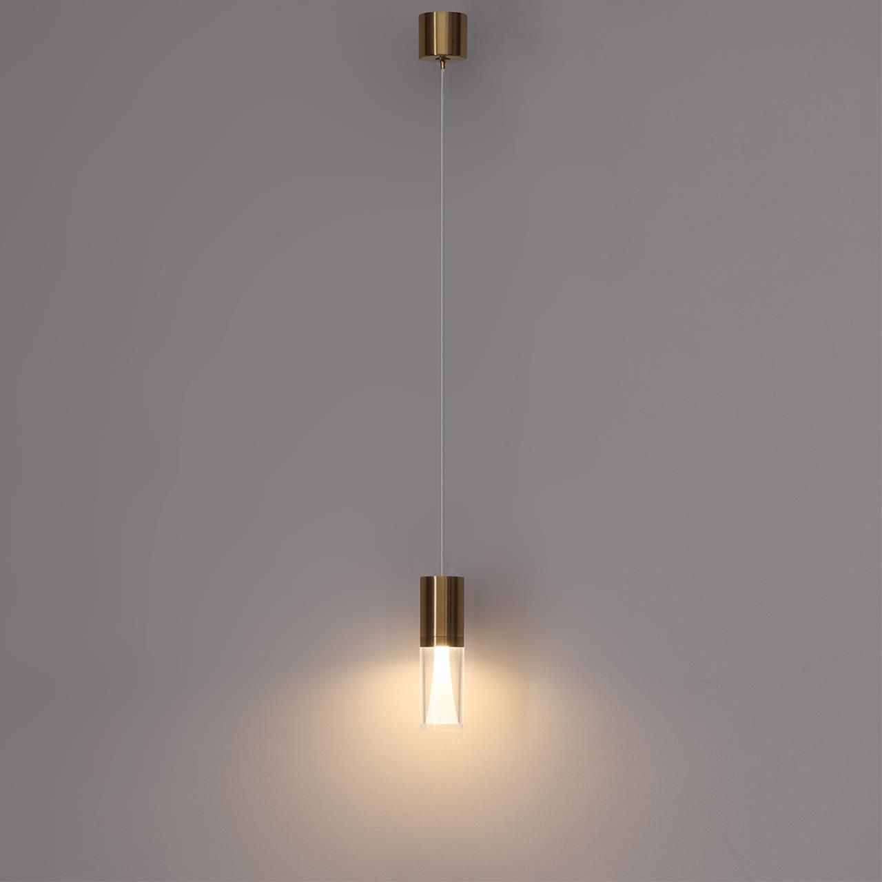 Подвесной светильник ODEON LIGHT HIGHTECH DEFANCE бронзовый LED*1 4W