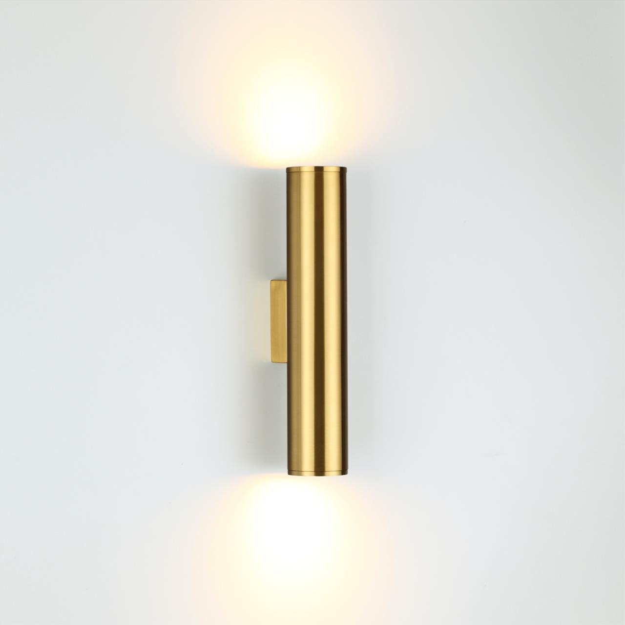 Настенный светильник ODEON LIGHT HIGHTECH DARIO золотой E27*2 10W  60 мм