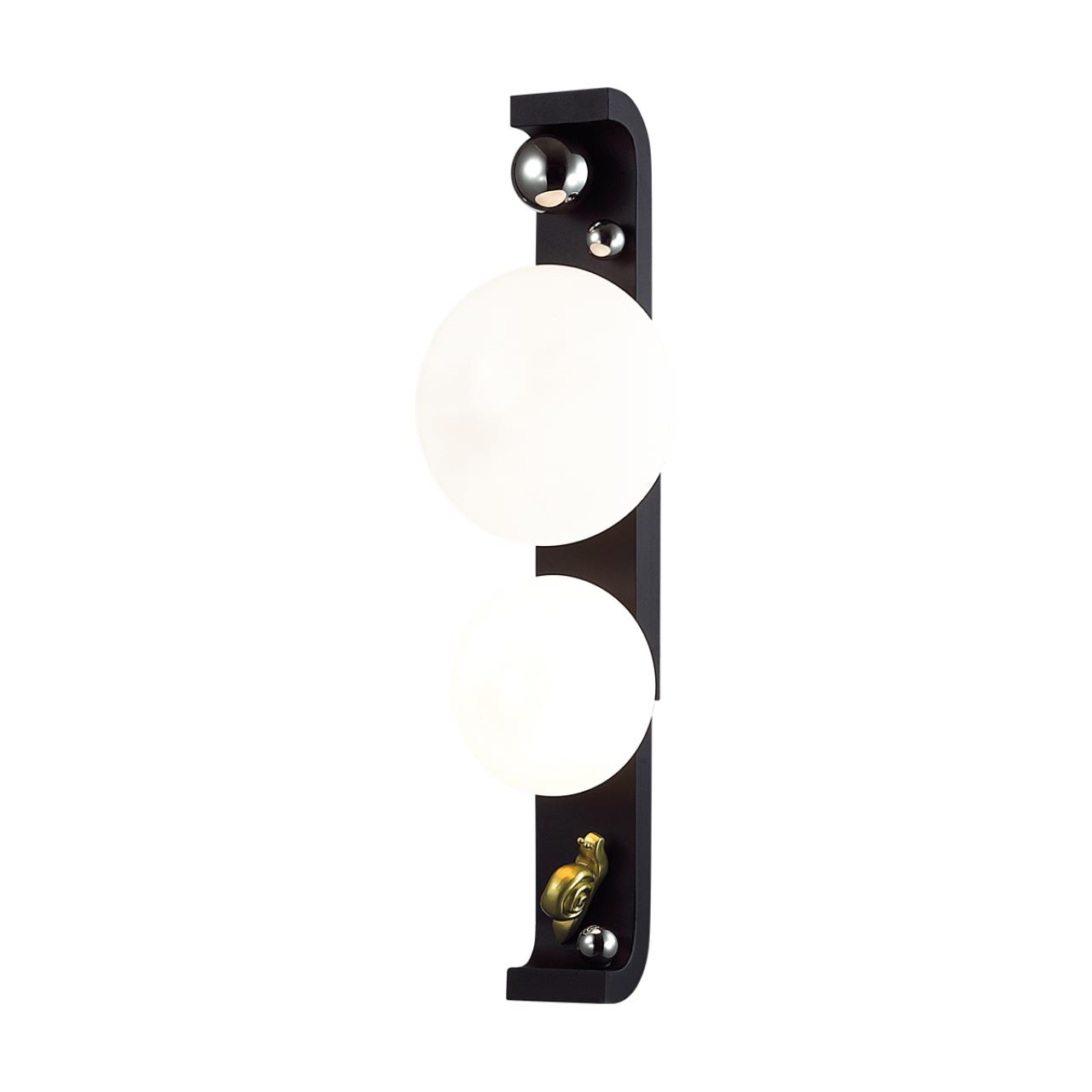 Уличный  настенный светильник IP54 ODEON LIGHT EXCLUSIVE NATURE LUMA черный
