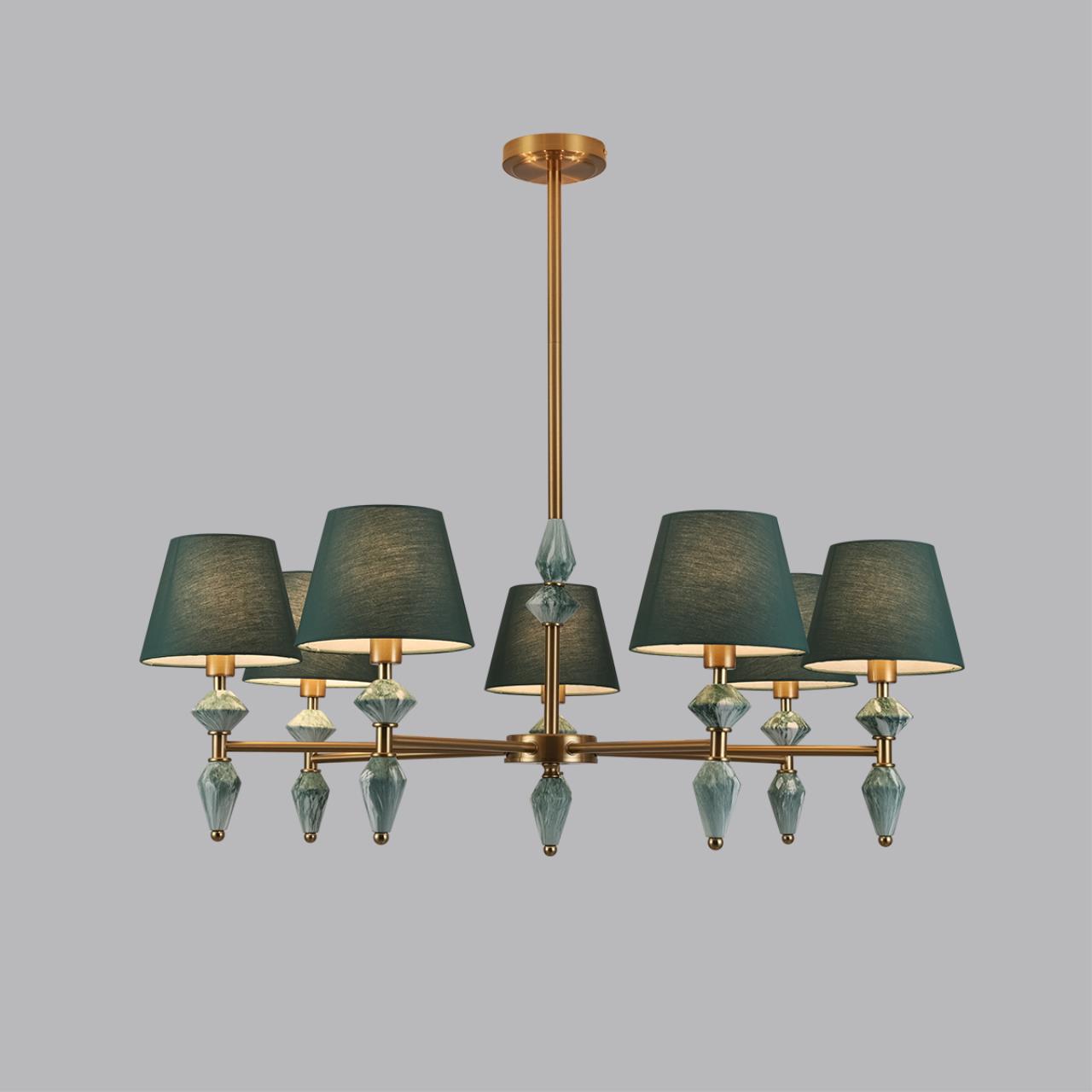 Люстра LUMION CLASSI VERMONT латунь E14*7 10W
