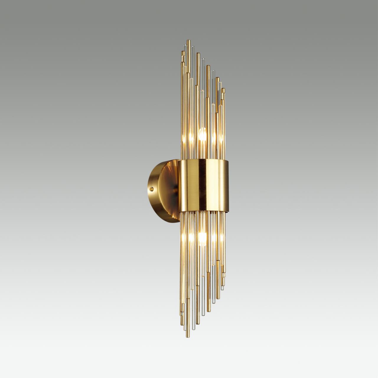Бра ODEON LIGHT HALL FLAMBI золотой