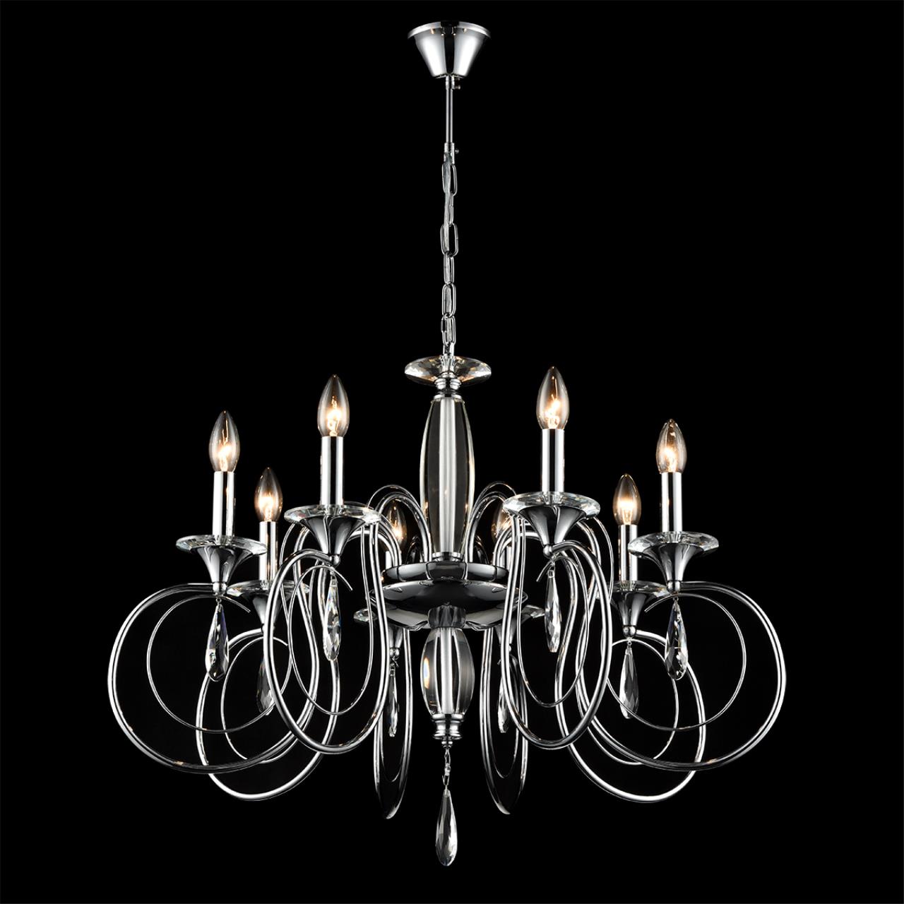 Люстра LUMION CLASSI LAOKA хром E14*8 10W