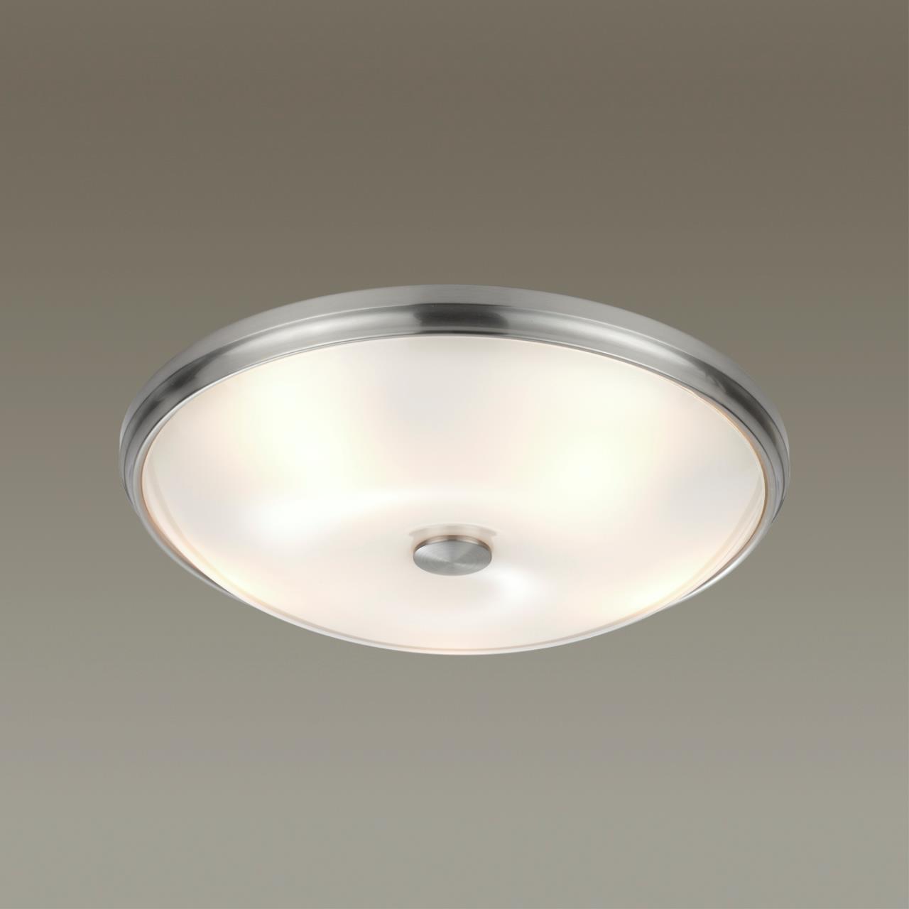 Настенно-потолочный светильник ODEON LIGHT WALLI PELOW никель E14*5 10W