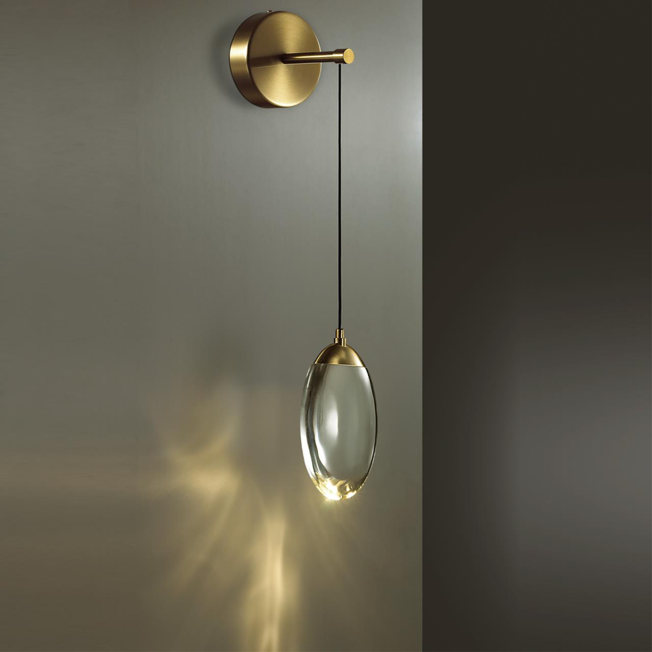 Настенный светильник ODEON LIGHT HIGHTECH PURA бронзовый