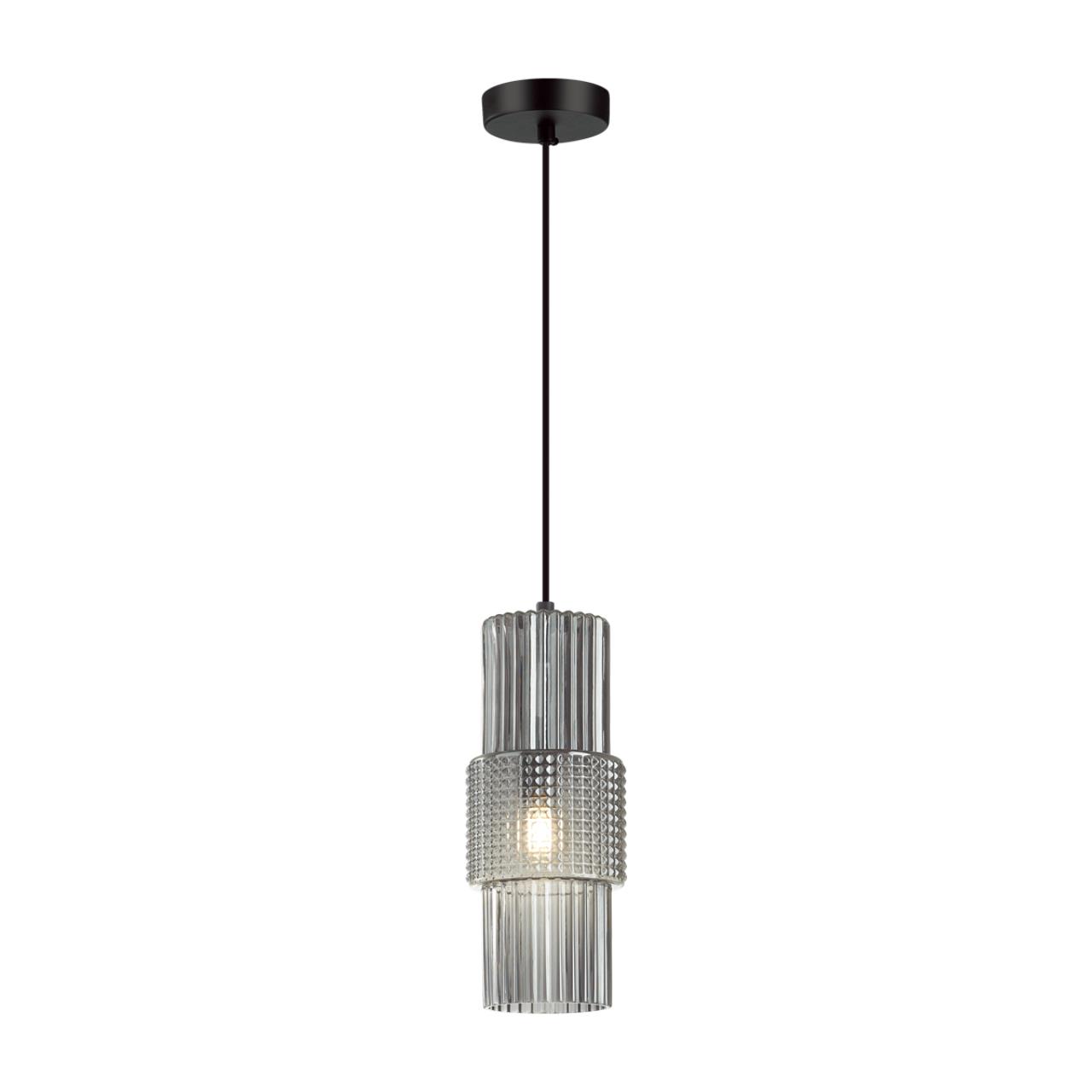Подвес ODEON LIGHT MODERN Pimpa черный E14*1 10W плафон серый