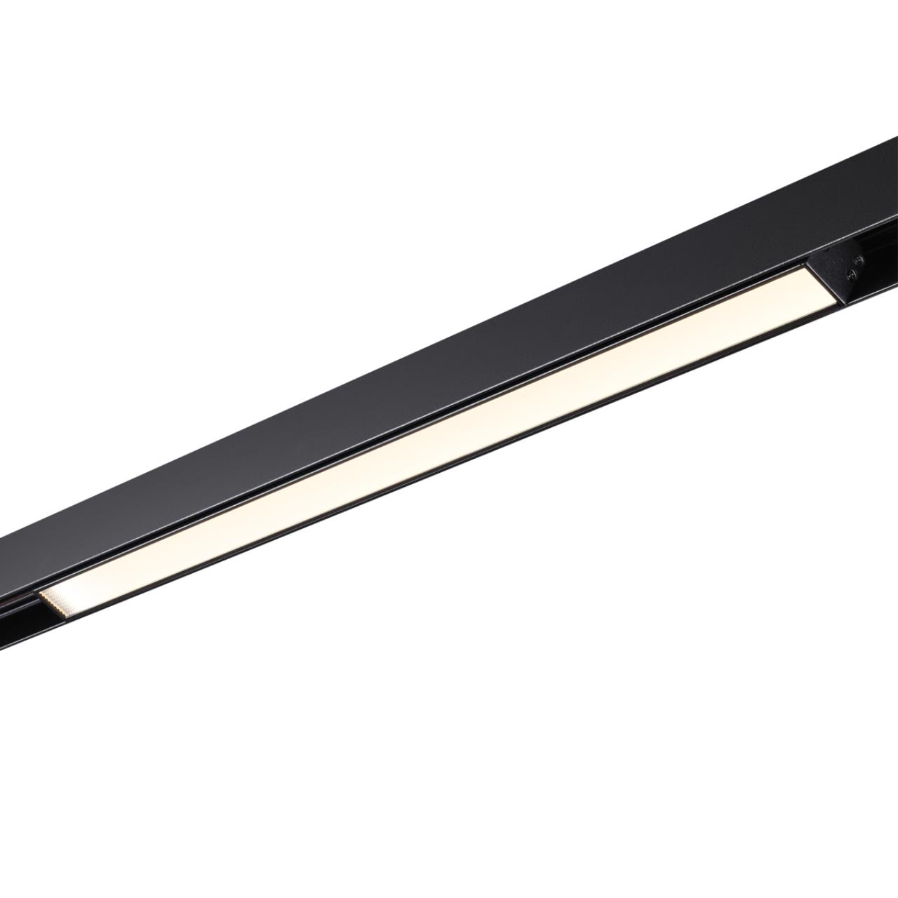 Трековый светильник для низковольного шинопровода NOVOTECH SHINO FLUM черный LED*1 24W 4000К 490 мм призма