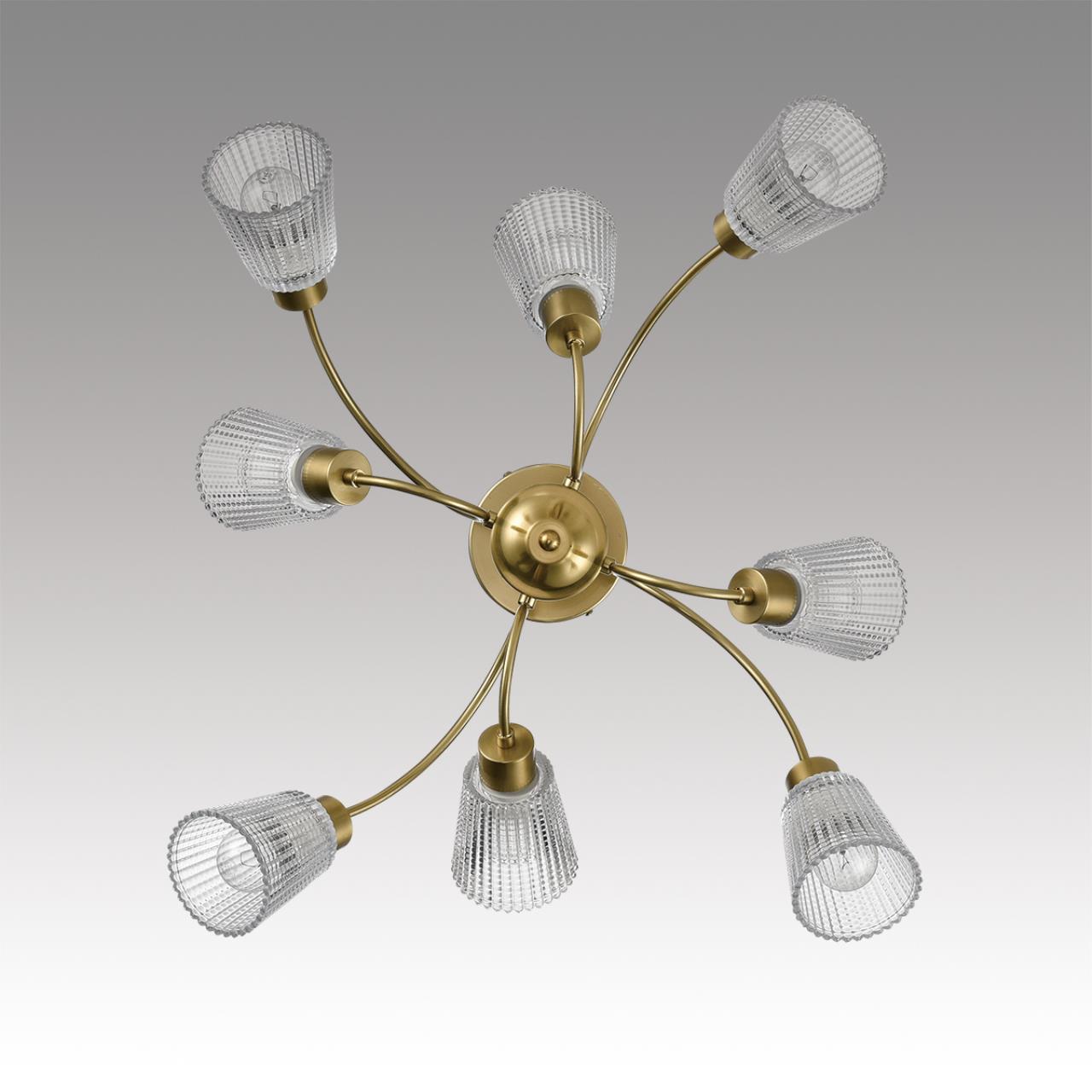 Светильник потолочный LUMION COMFI IMANA медный E14*8 10W