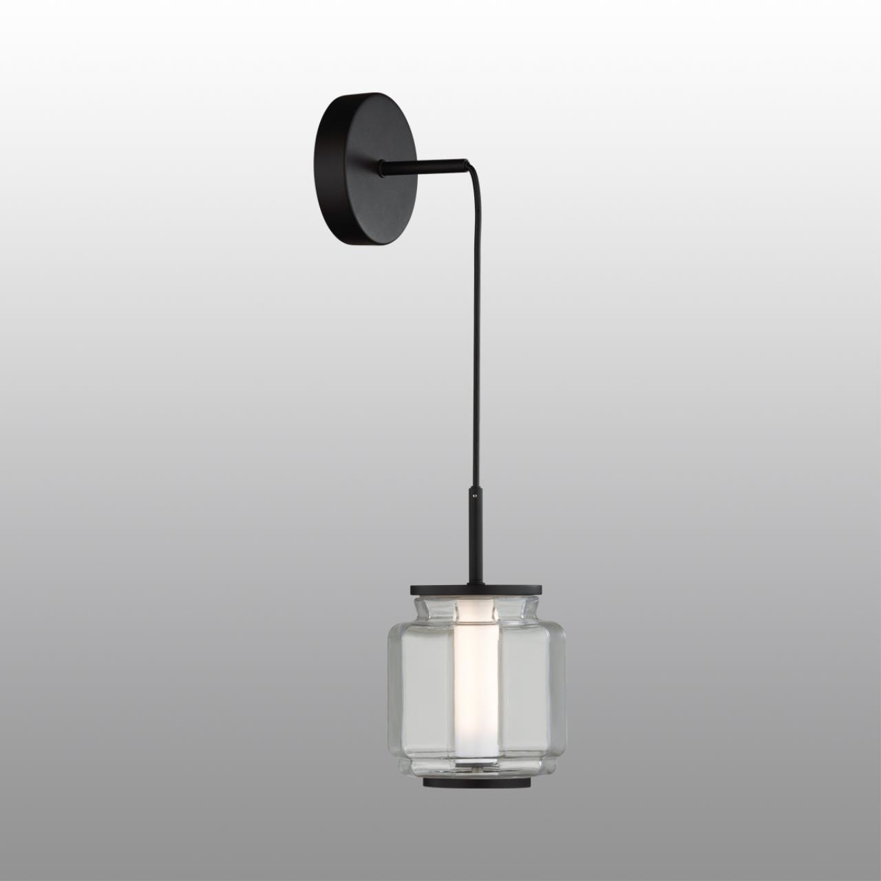Подвес ODEON LIGHT EXCLUSIVE HIGHTECH JAM черный LED*1 5W 3000К плафон прозрачный