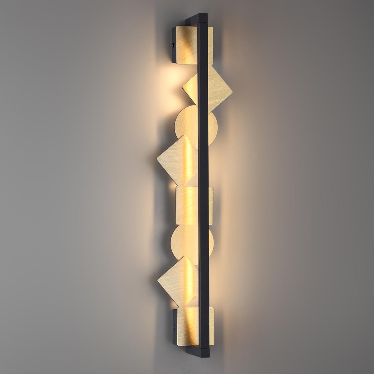 Настенный светильник ODEON LIGHT EXCLUSIVE HIGHTECH GEOS черный, бронзовый