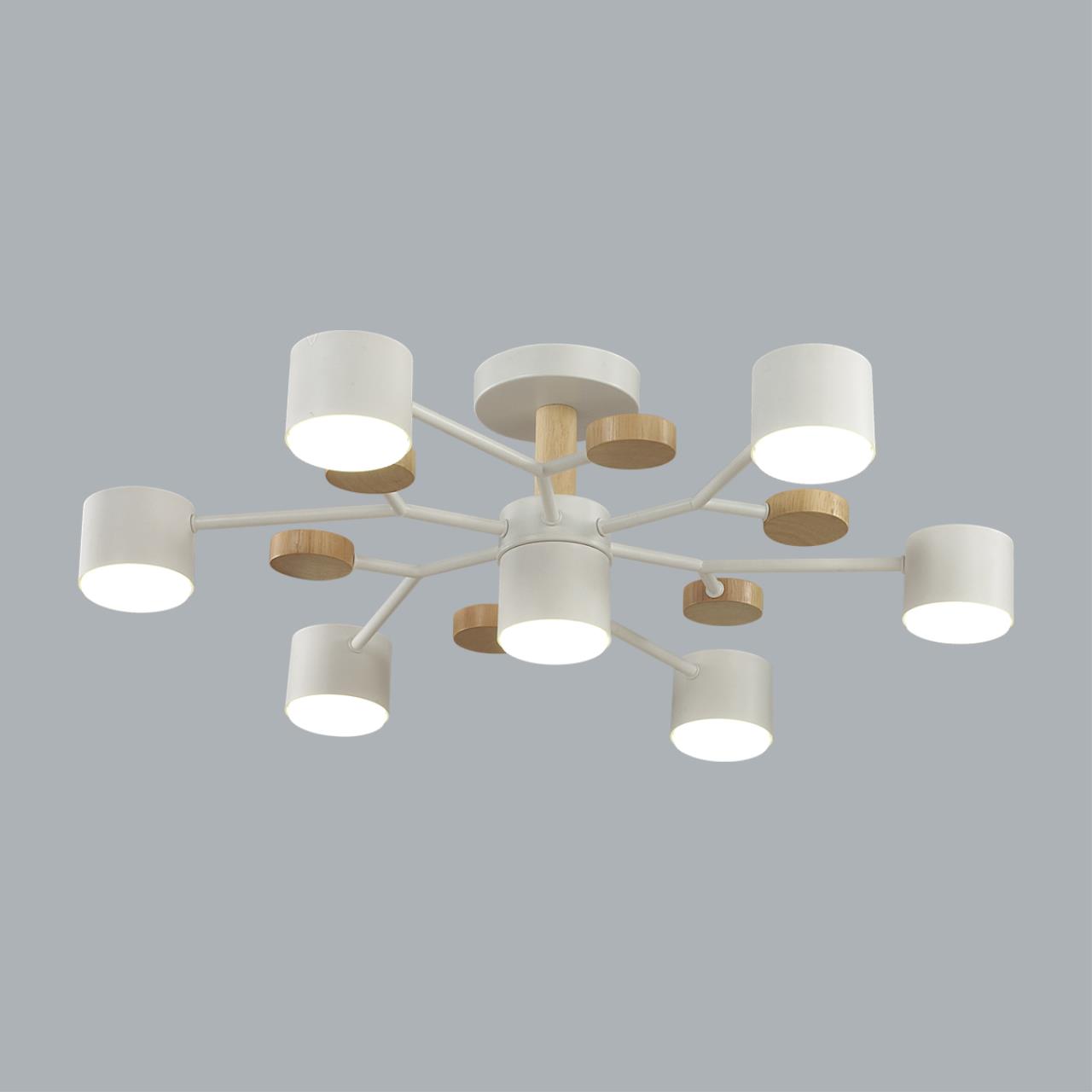 Люстра потолочная LUMION COMFI RONDO белый, бежевый GX53*7 10W
