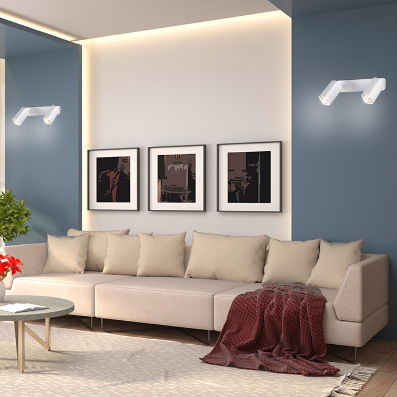 Накладной светильник NOVOTECH OVER GUSTO белый GU10*2 10W