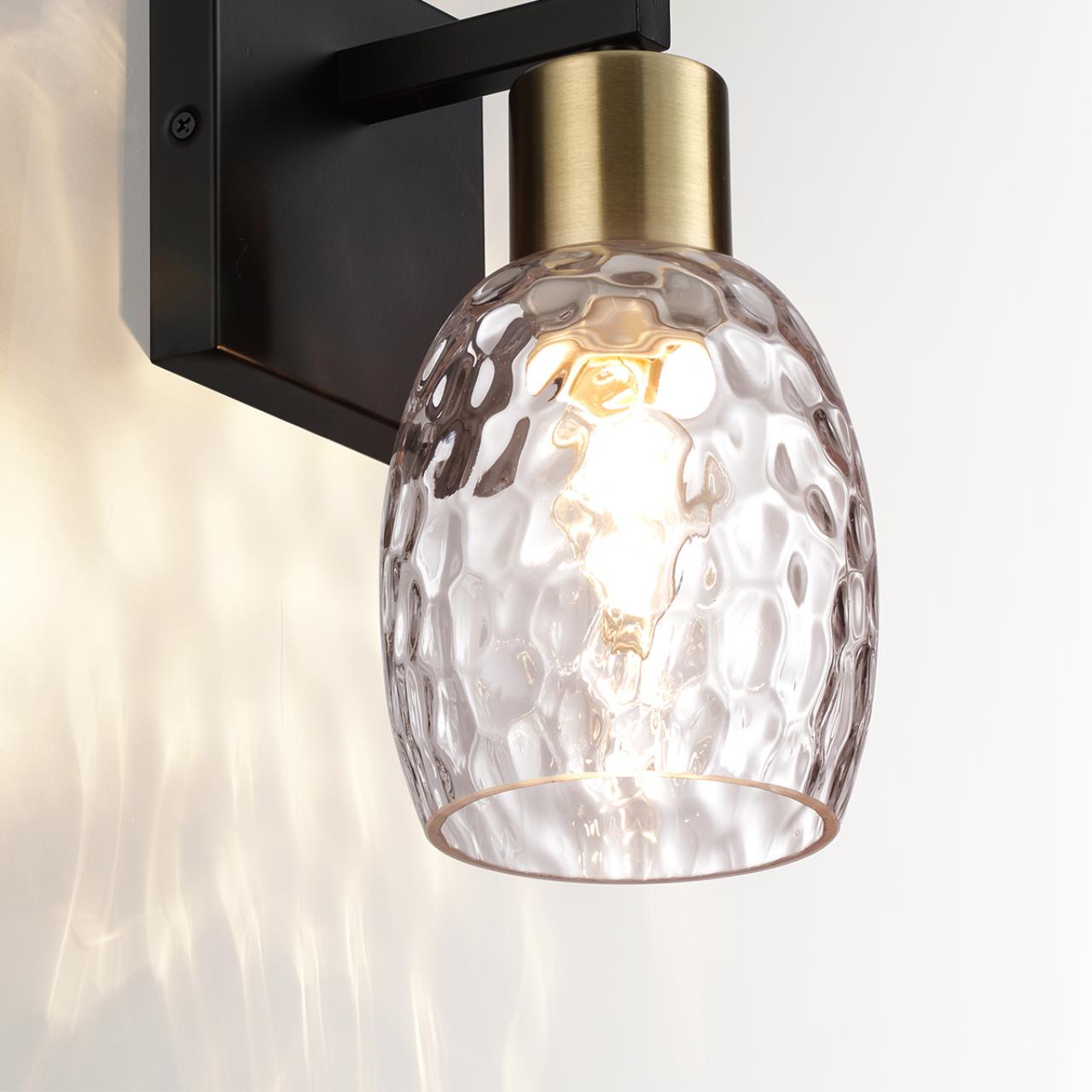 Бра LUMION MODERNI ICE черный, золотой