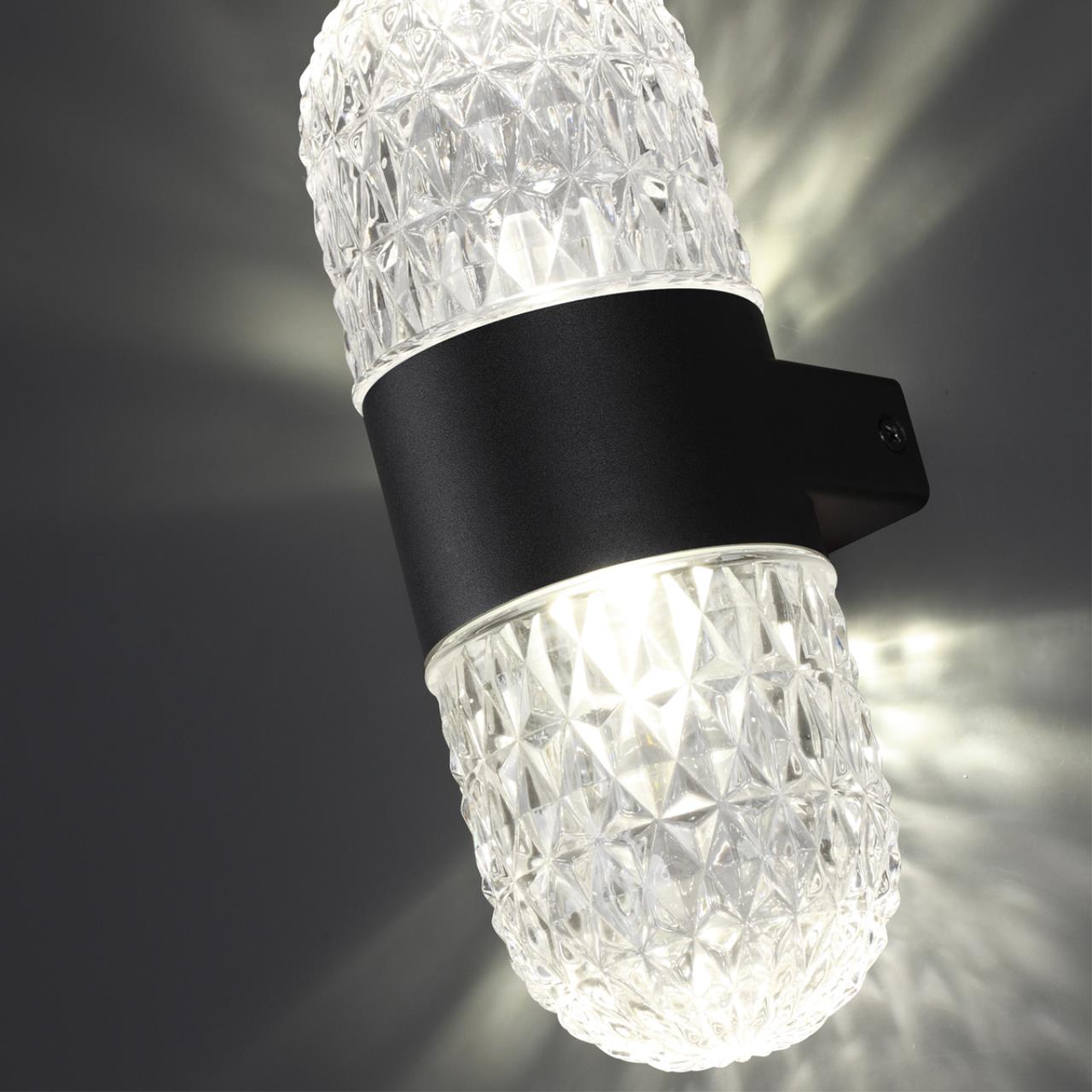 Уличный фасадный светильник NOVOTECH STREET ESTIMA черный LED 14W 4000К