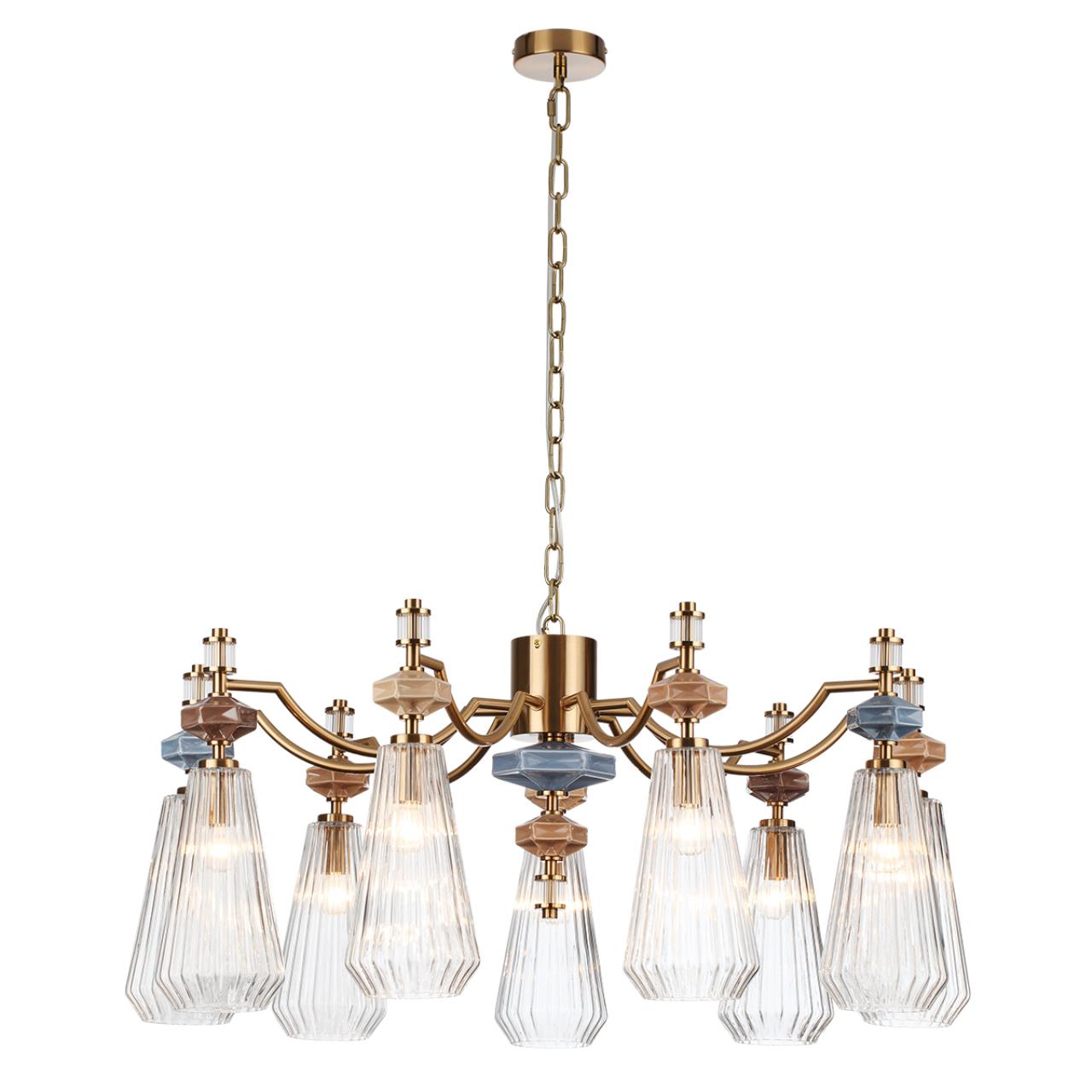 Люстра ODEON LIGHT EXCLUSIVE MODERN TERRA античная бронза, латунь E14*9 10W
