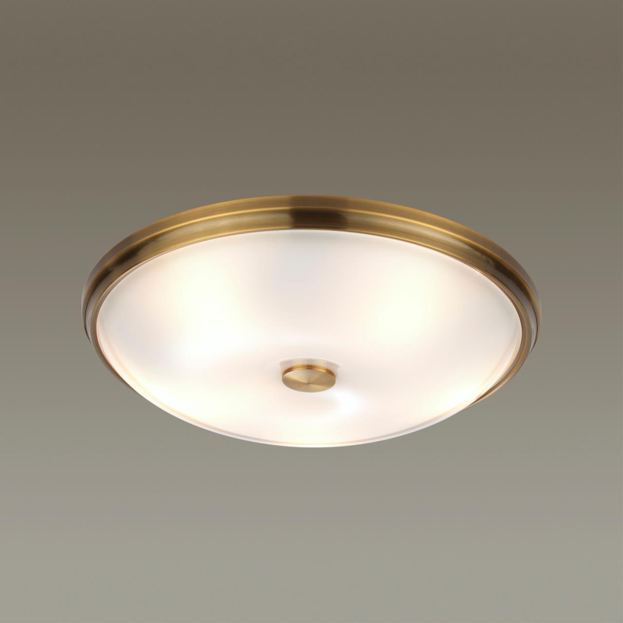 Настенно-потолочный светильник ODEON LIGHT WALLI PELOW бронзовый E14*5 10W