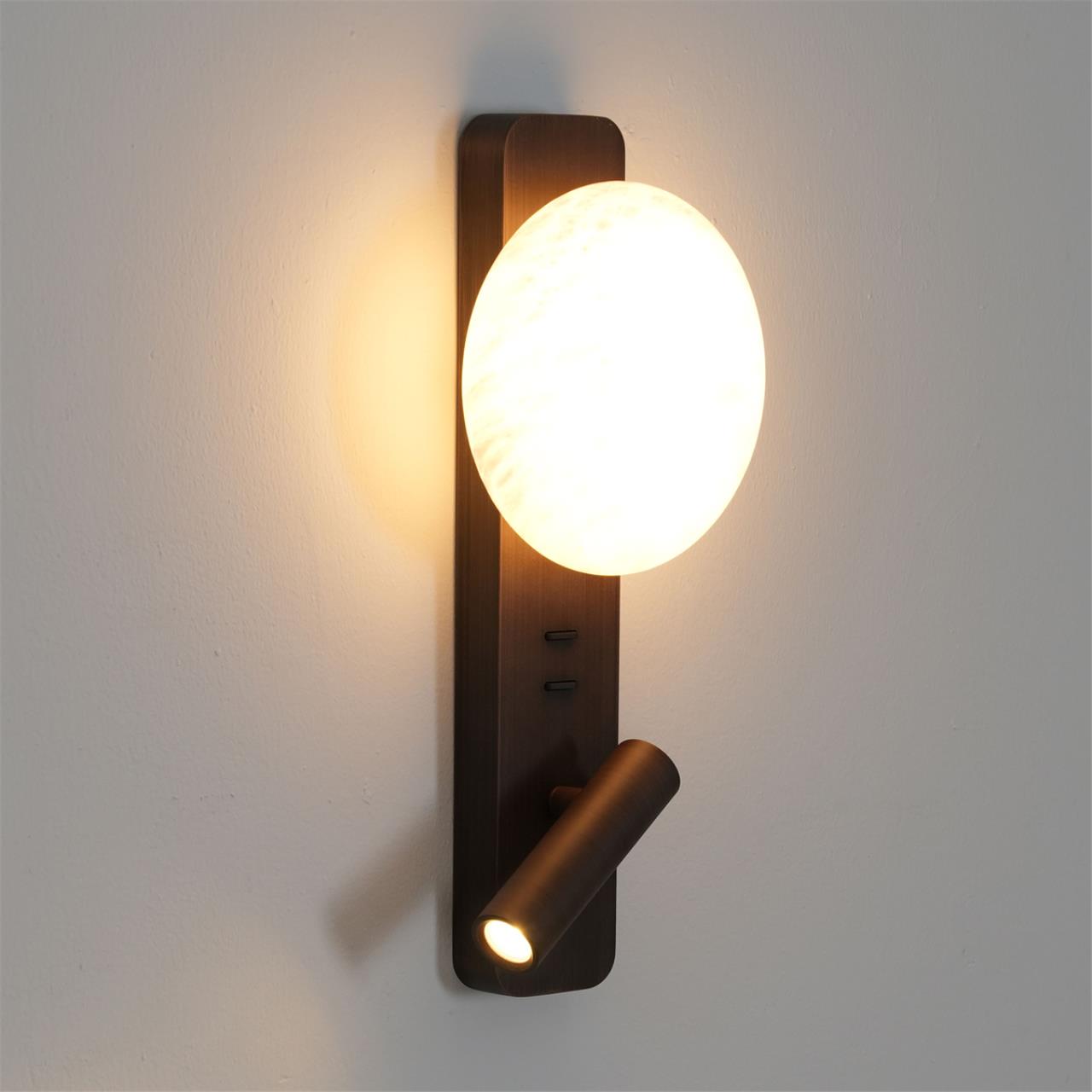 Настенный светильник ODEON LIGHT HIGHTECH ALBERGO коричневый
