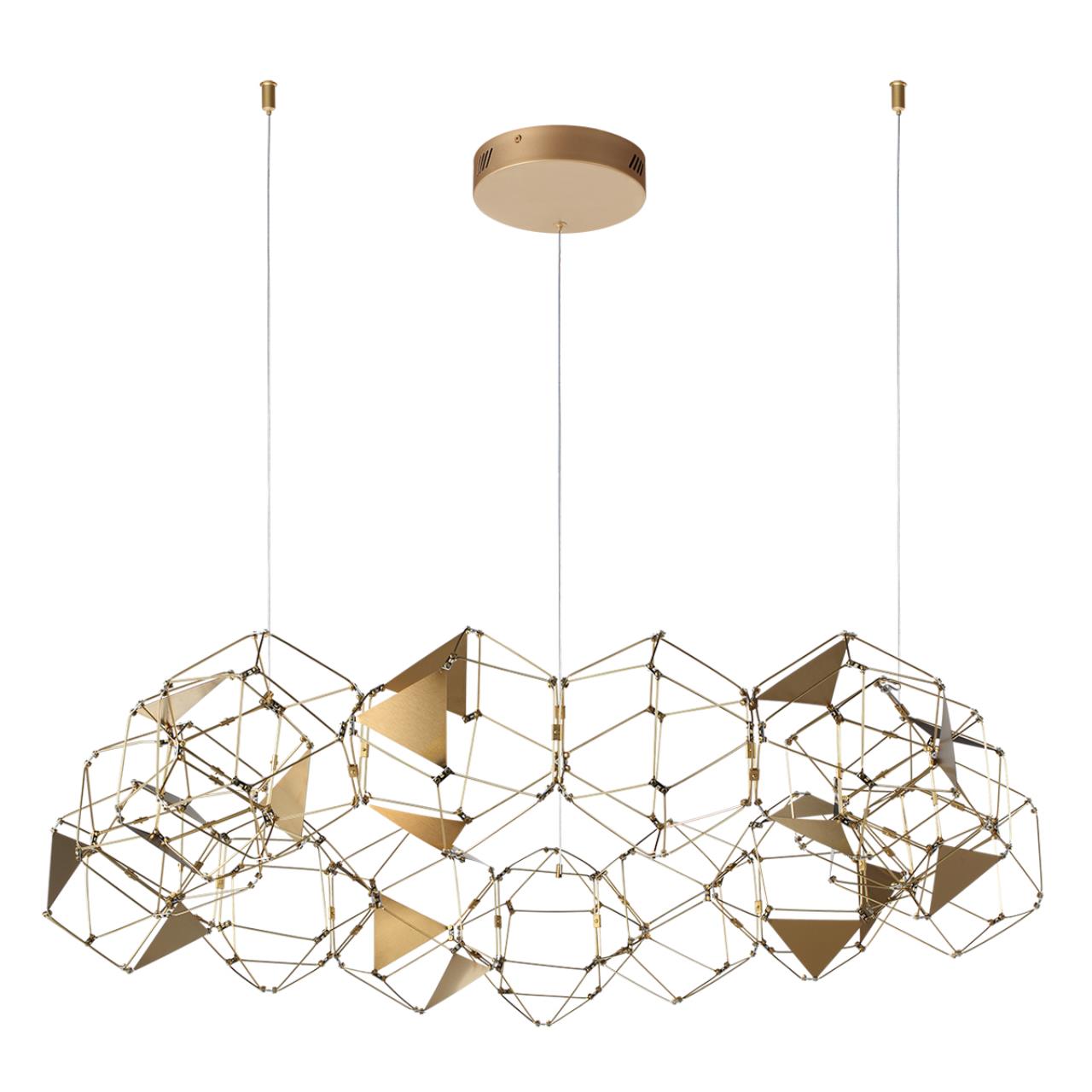 Люстра ODEON LIGHT L-VISION TRELLIS античная бронза, латунь LED*1 68W
