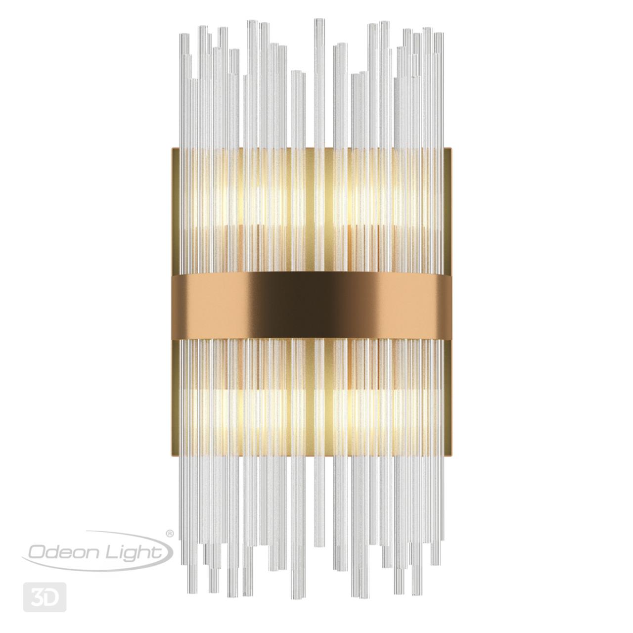 Бра ODEON LIGHT HALL FOCCO бронзовый