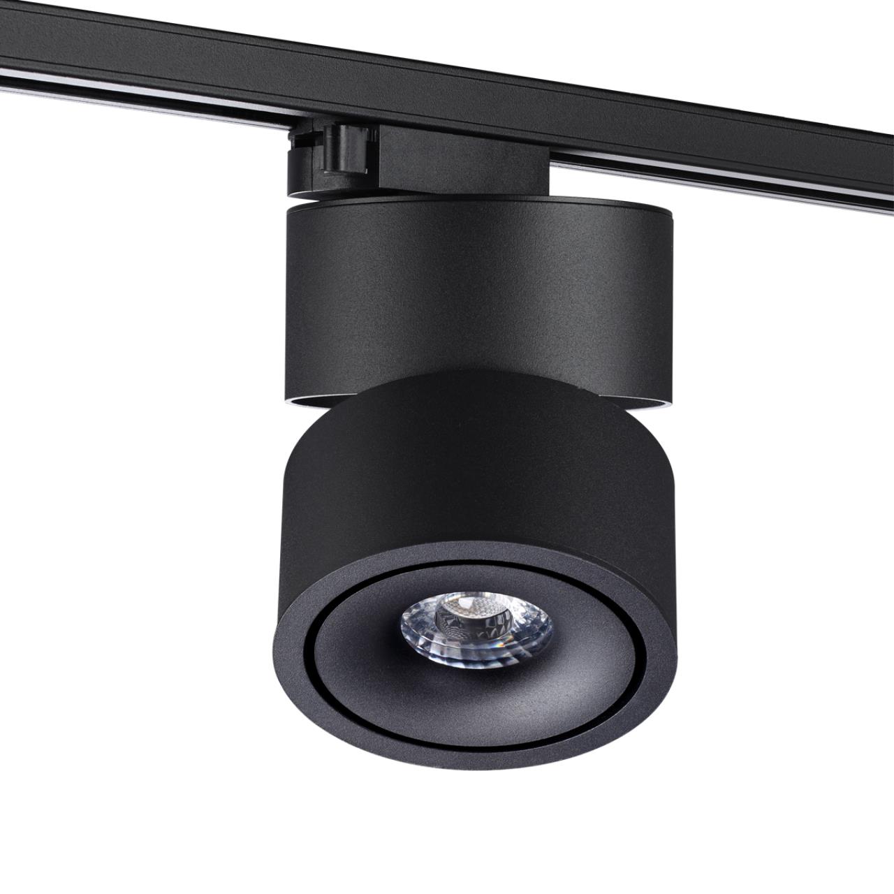 Светильник трековый однофазный трехжильный светодиодный NOVOTECH PORT GRODA черный LED*1 15W