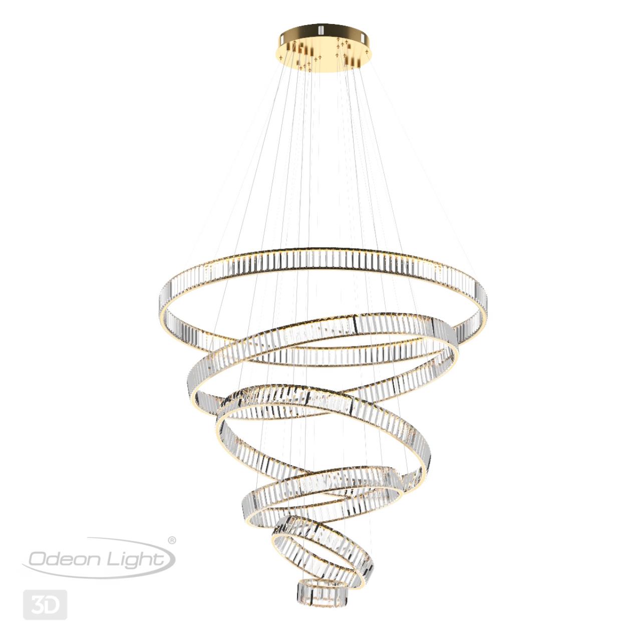 Люстра ODEON LIGHT L-VISION Vekia золотой LED*1 260W