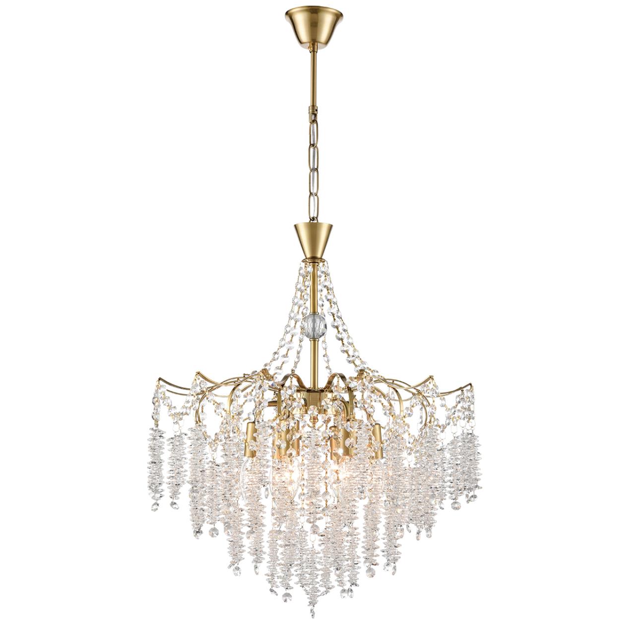 Люстра LUMION CLASSI KRISTINA латунь E14*6 10W