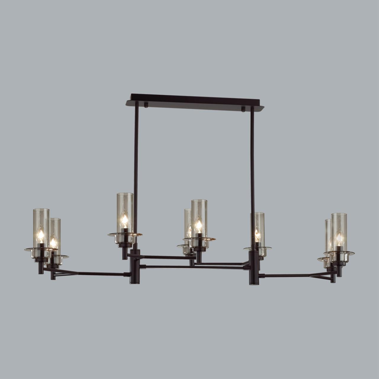 Люстра на штанге LUMION CLASSI MADONNA черный E14*8 10W
