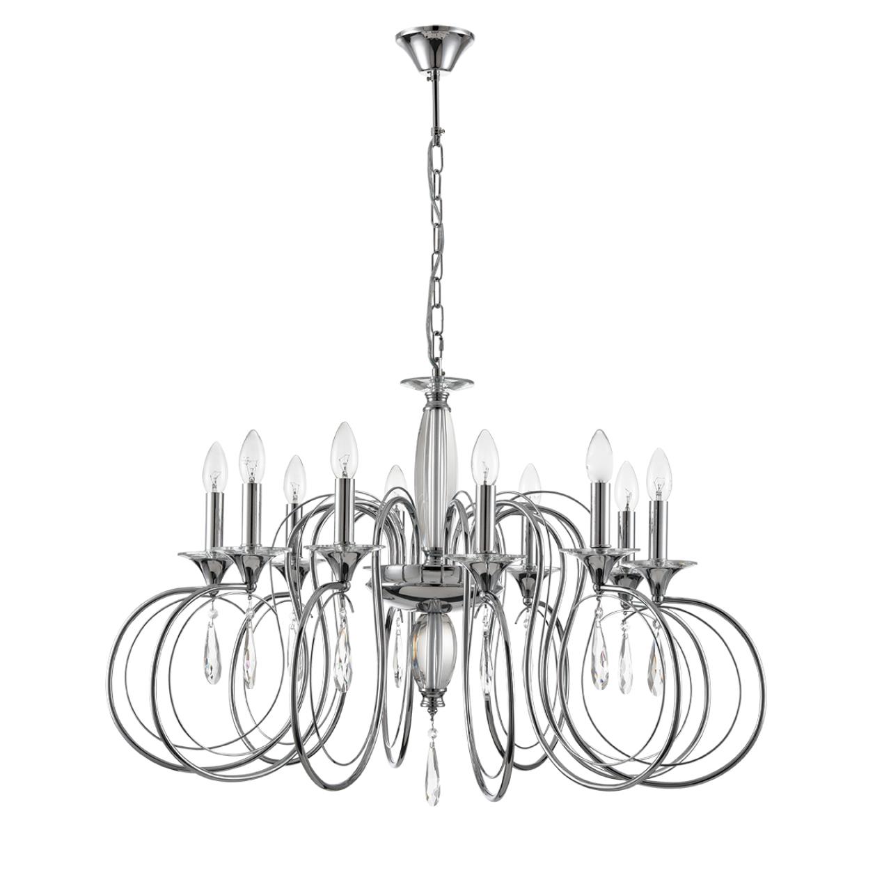 Люстра LUMION CLASSI LAOKA хром E14*10 10W