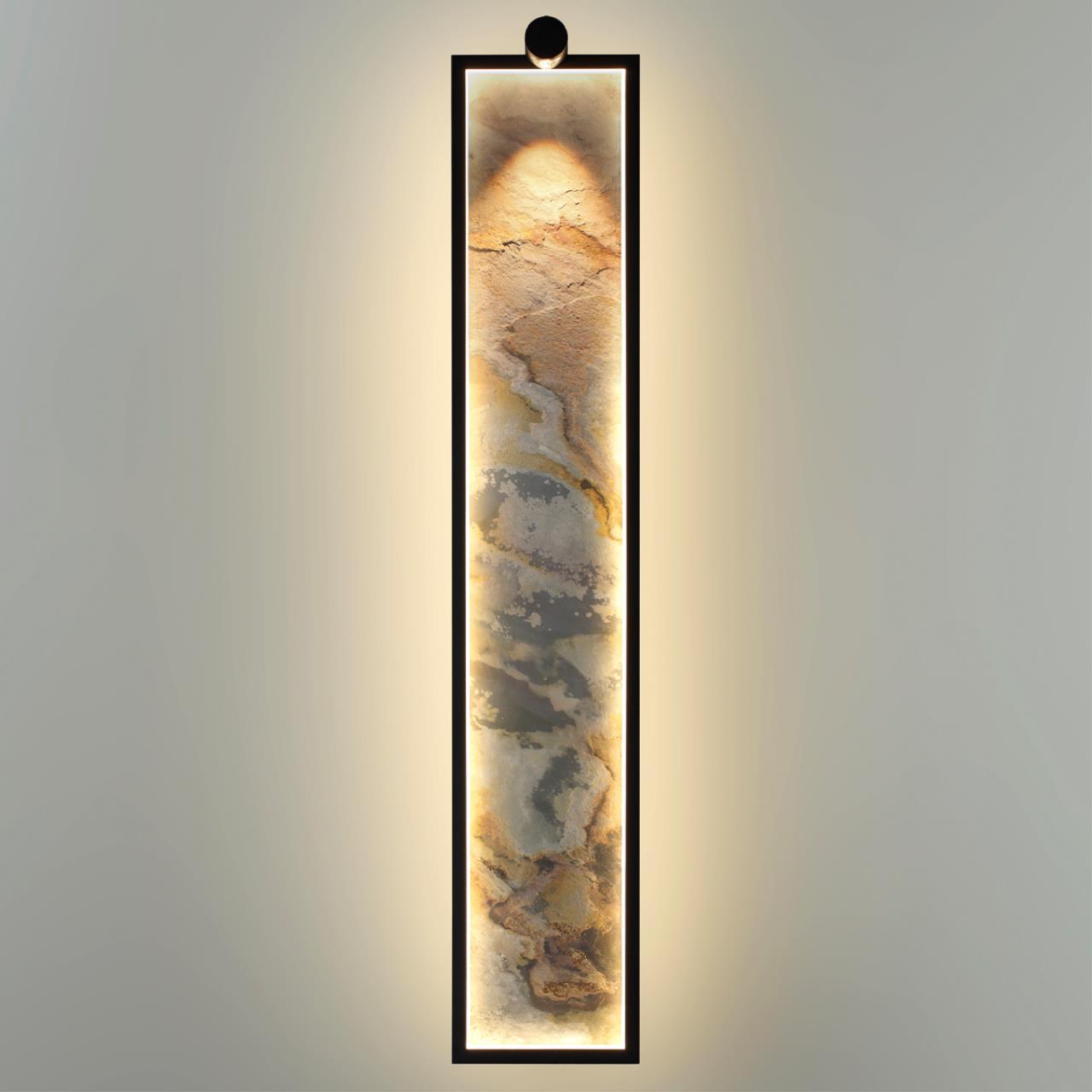Настенный светильник ODEON LIGHT L-VISION STOFLAKE черный LED*1 30W