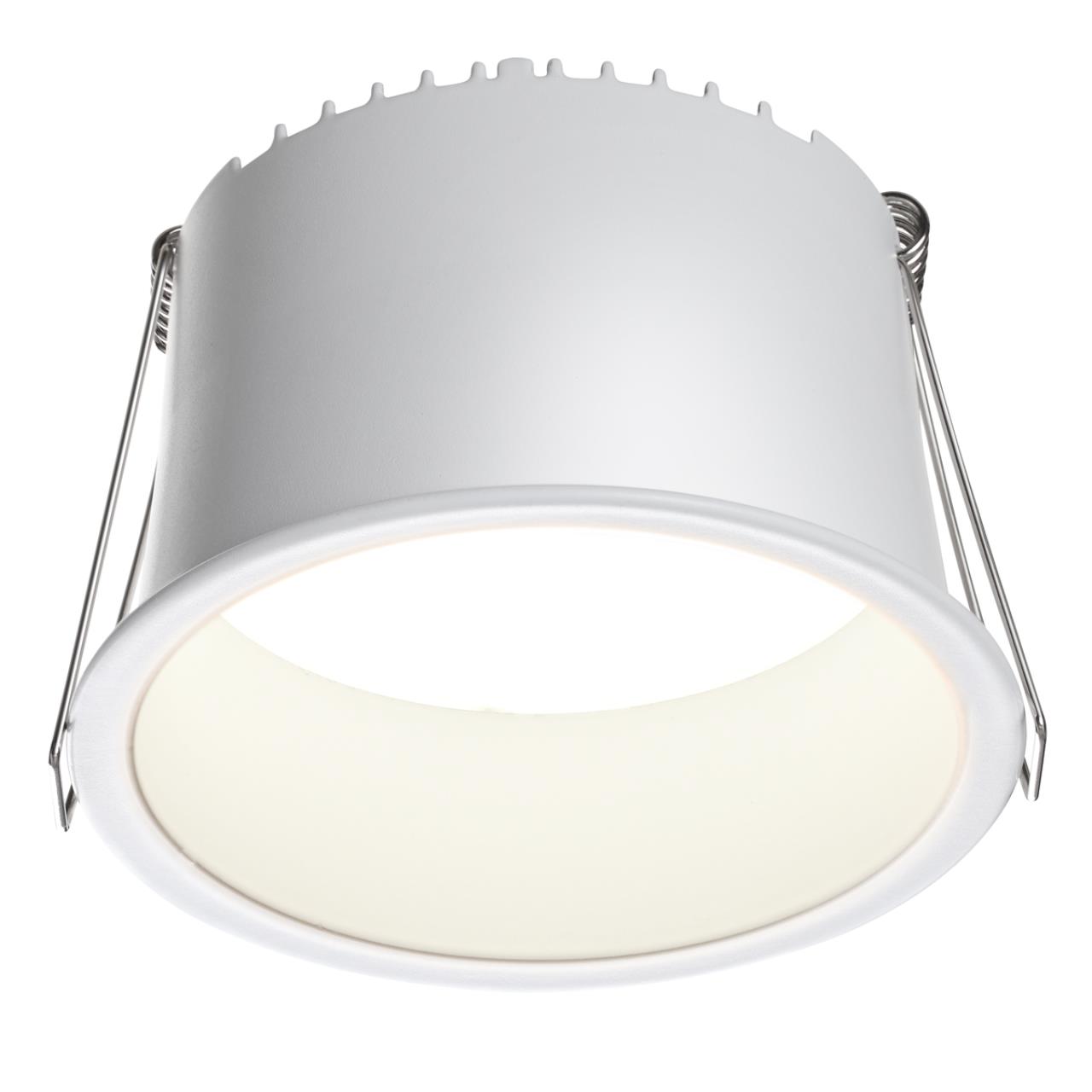 Светильник встраиваемый светодиодный NOVOTECH SPOT TRAN белый LED 12W 3000К