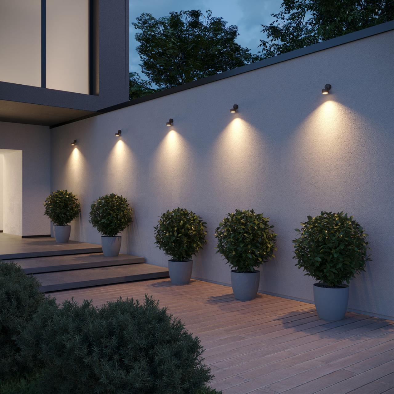 Светильник ландшафтный светодиодный NOVOTECH STREET FOCUS черный LED 12W 3000К