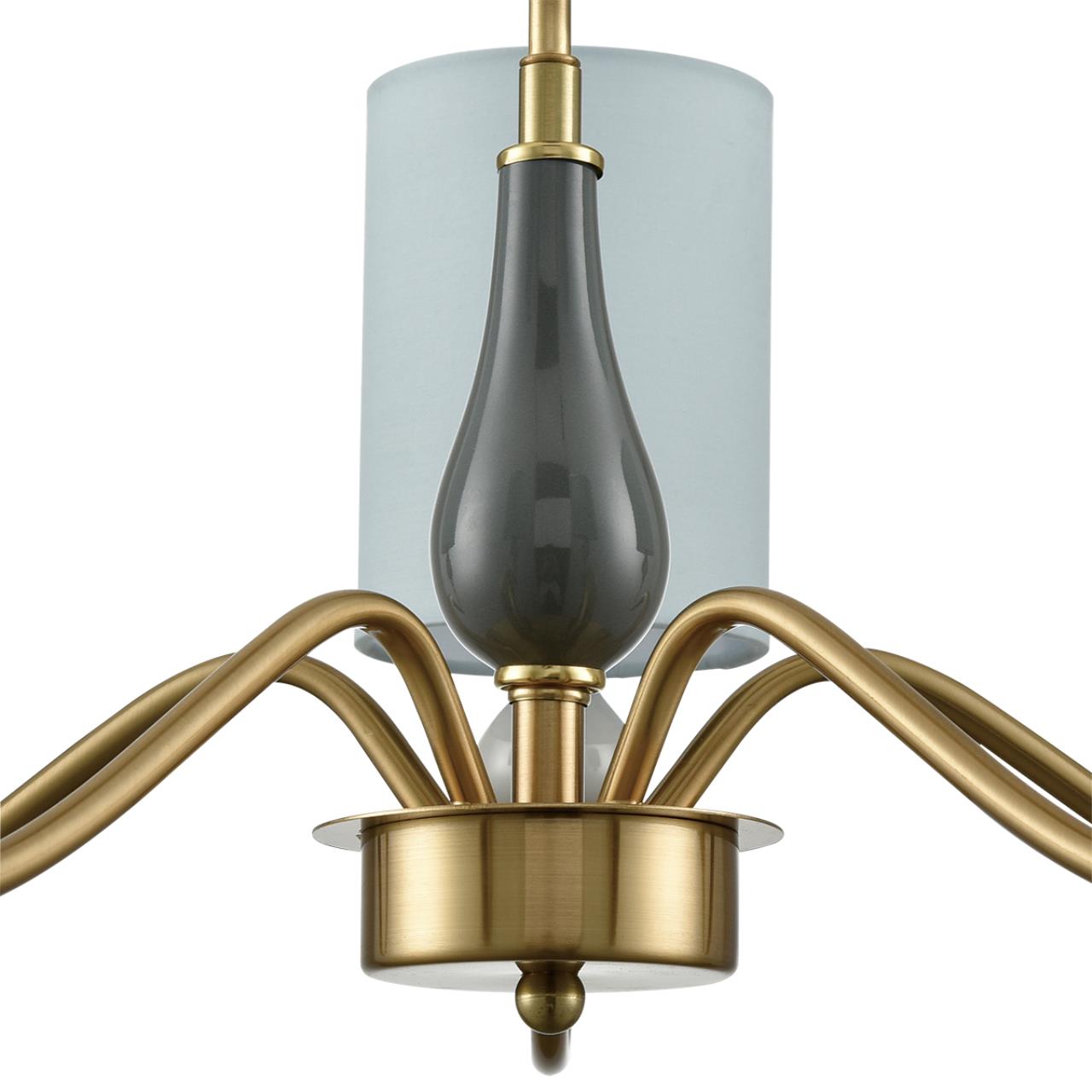 Люстра на штанге LUMION CLASSI ANRI латунь E14*5 10W