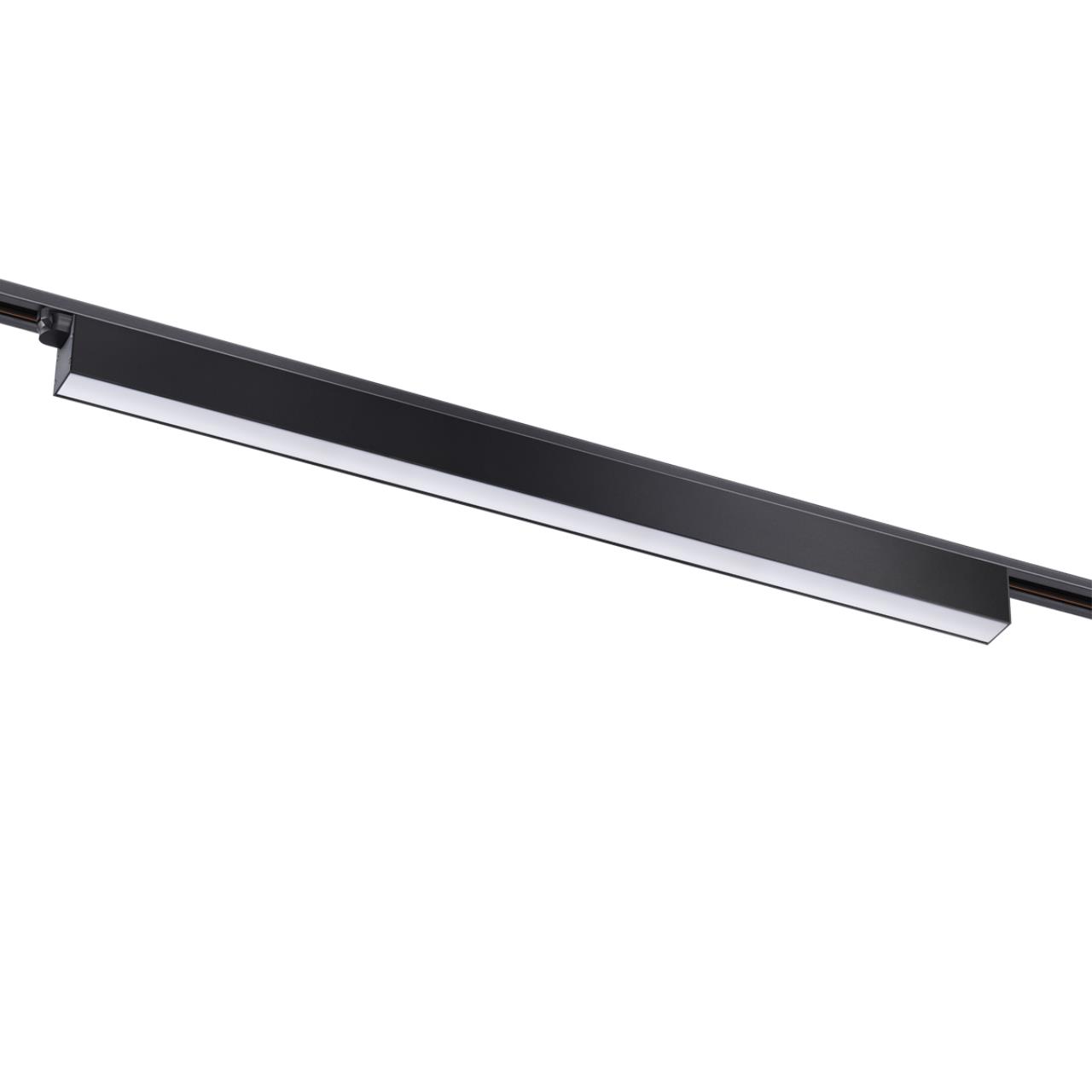 Светильник трековый однофазный трехжильный светодиодный NOVOTECH PORT ITER черный LED*1 40W