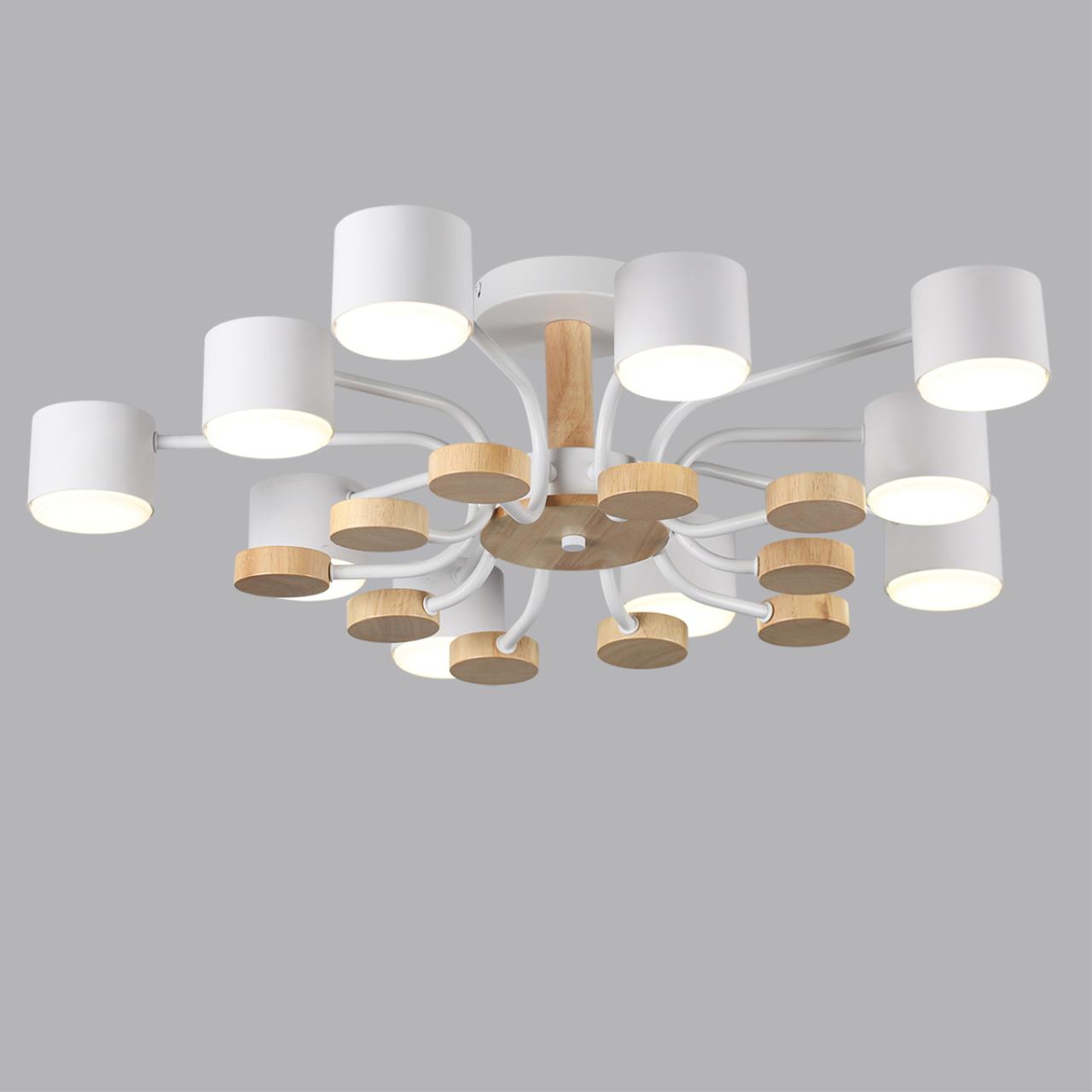 Люстра потолочная LUMION COMFI RONDO белый, бежевый GX53*10 10W