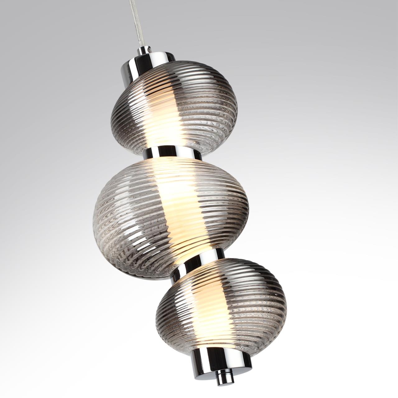 Подвес ODEON LIGHT L-VISION BRUCO хром LED*1 12W