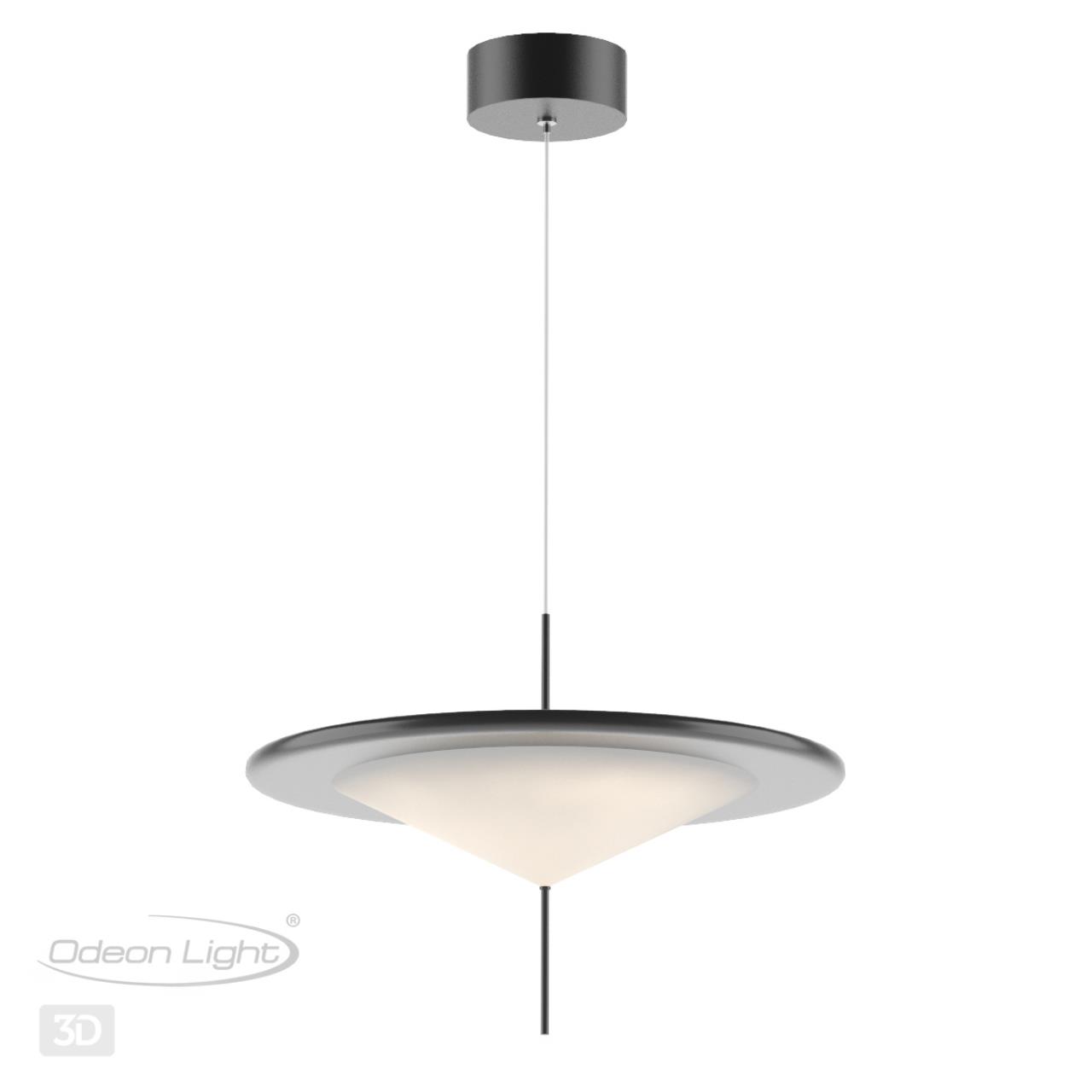 Подвес ODEON LIGHT L-VISION Steka черный LED*1 16W