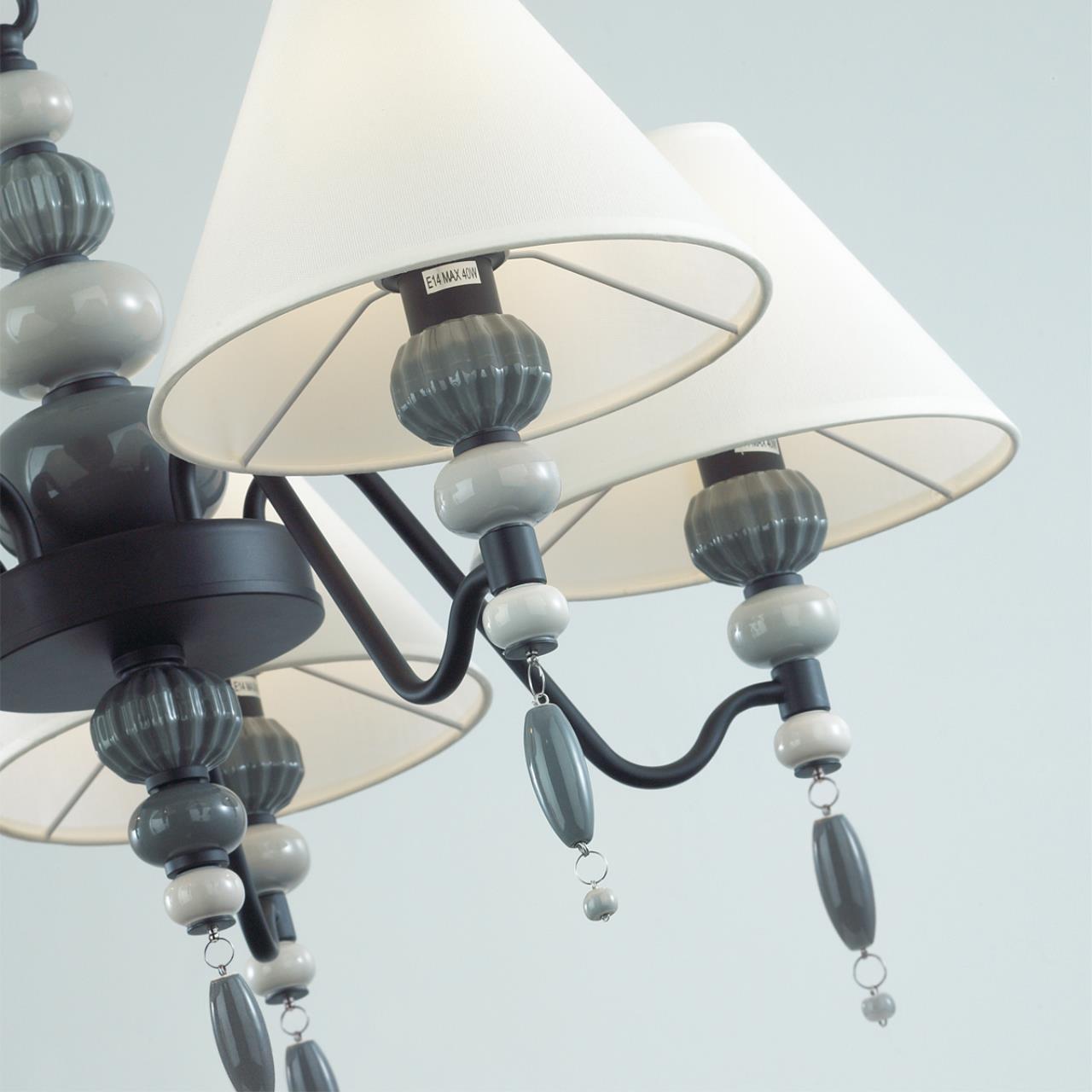 Люстра ODEON LIGHT EXCLUSIVE MODERN Sochi черный E14*5 10W