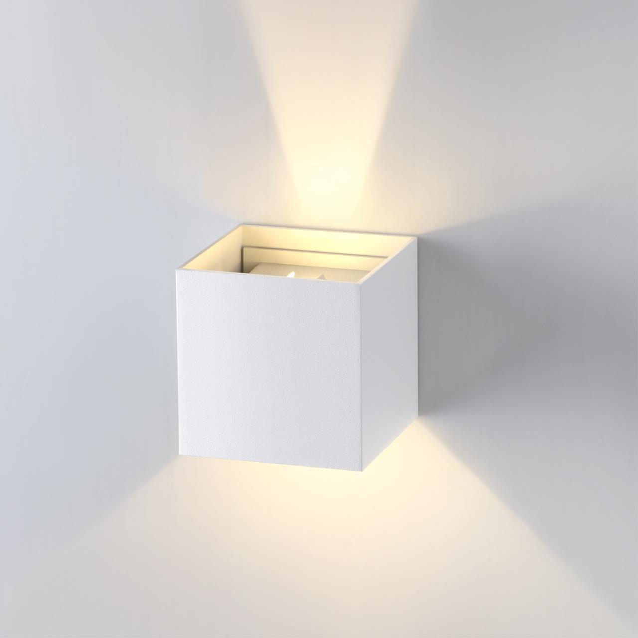 Уличный фасадный светильник NOVOTECH STREET CALLE белый LED*2 6W