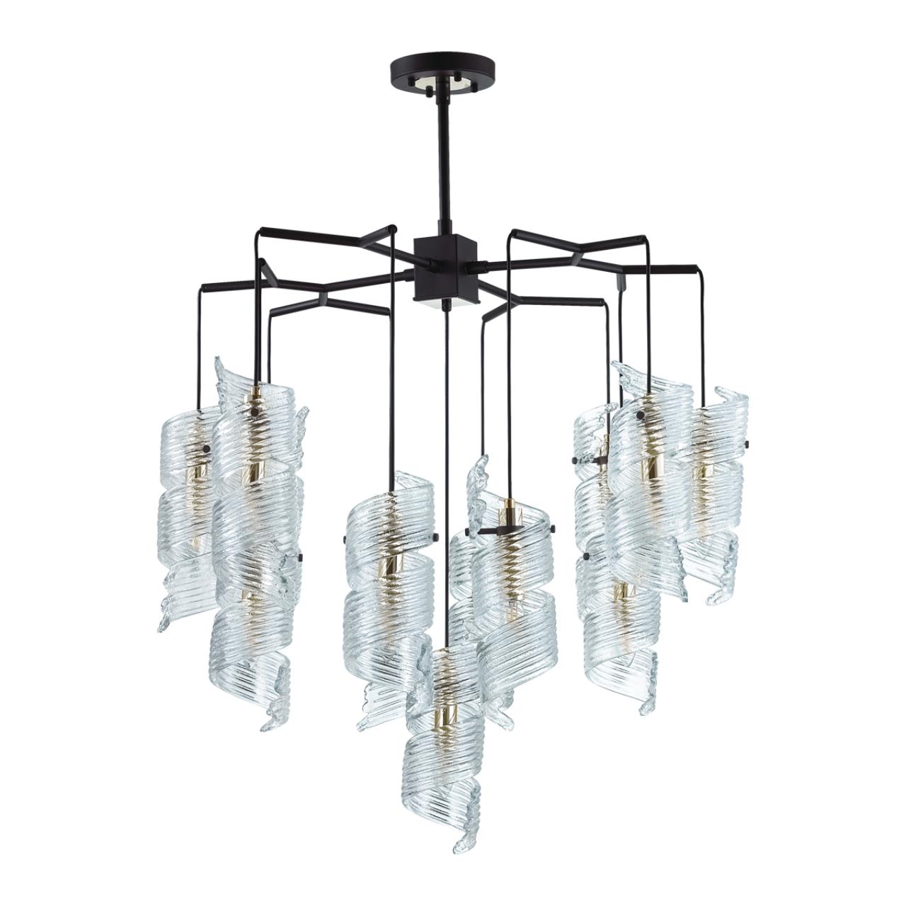 Люстра ODEON LIGHT EXCLUSIVE MODERN FUSILLI черный