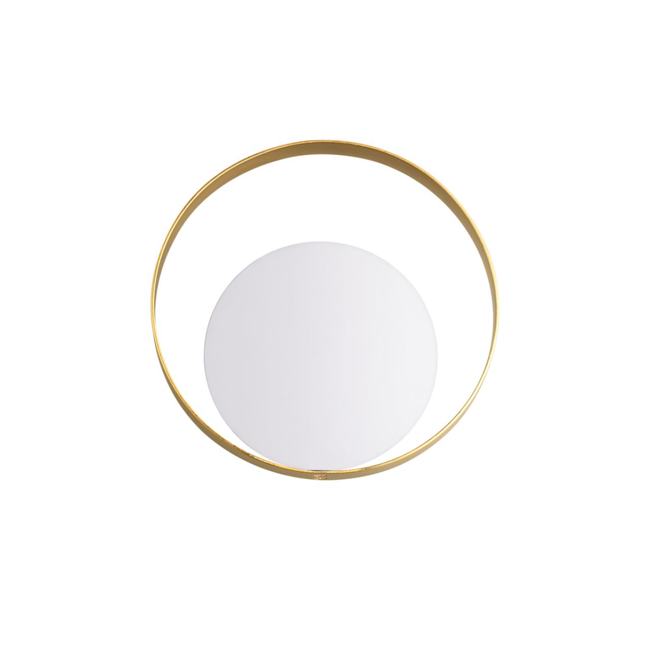 Настенный светильник ODEON LIGHT HIGHTECH MONDY золотой LED*1 7W 3000К плафон белый