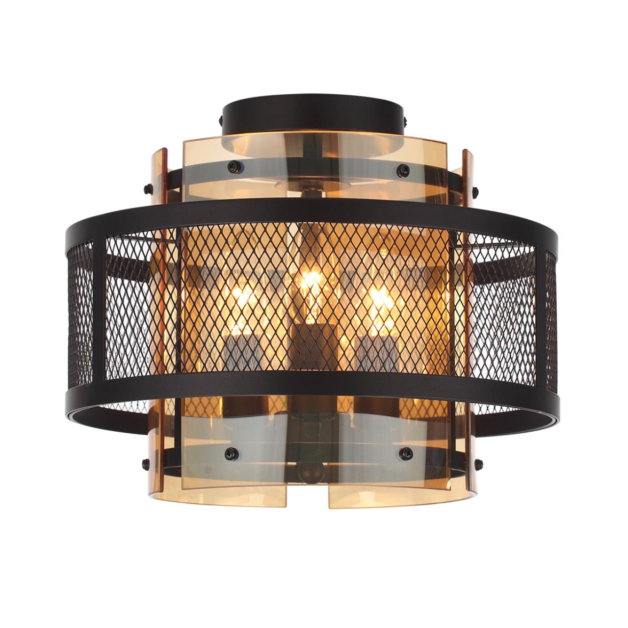 Люстра потолочная LUMION MODERNI ZARINA черный E14*3 10W