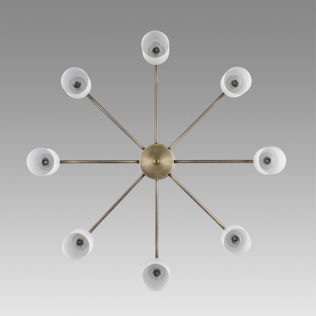Люстра на штанге LUMION COMFI MAVE бронзовый E14*8 10W