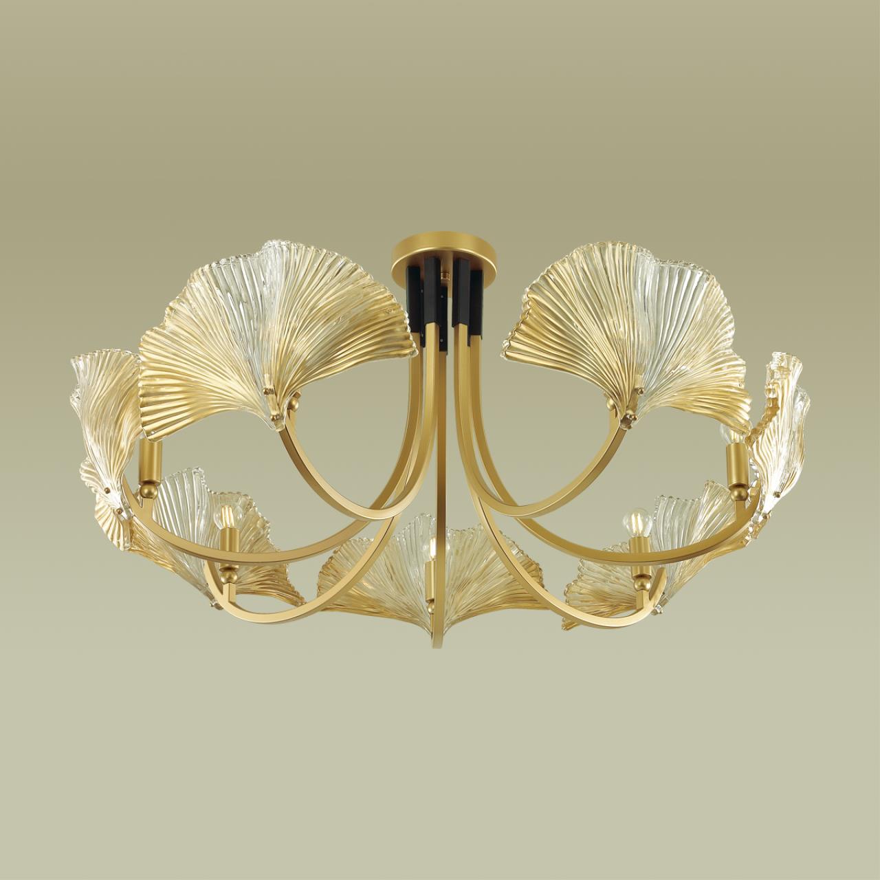 Люстра ODEON LIGHT EXCLUSIVE HALL VENTAGLIO золотой E14*7 10W