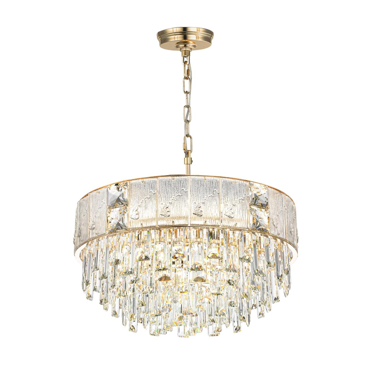 Люстра ODEON LIGHT HALL FIESTA золотой E14*11 10W