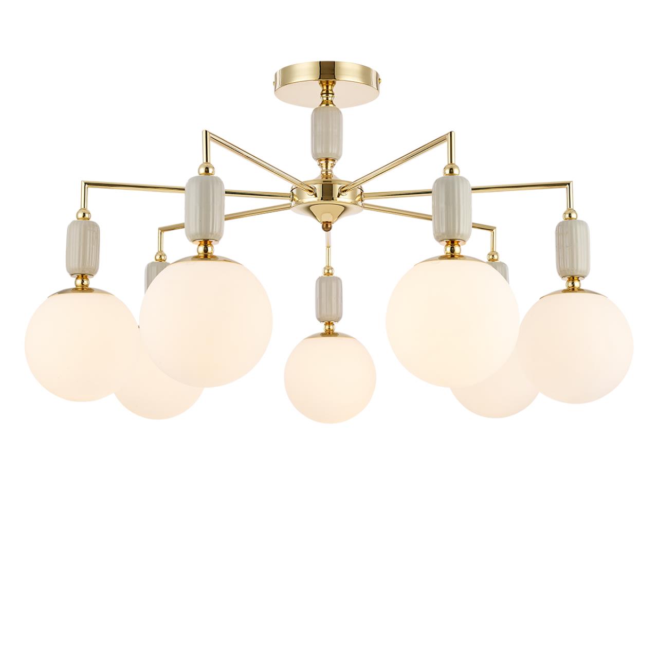 Люстра потолочная LUMION CLASSI VIVIEN золотой E14*7 10W