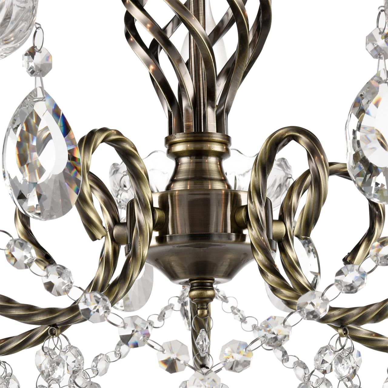 Люстра LUMION CLASSI LINN бронзовый, латунь E14*5 10W