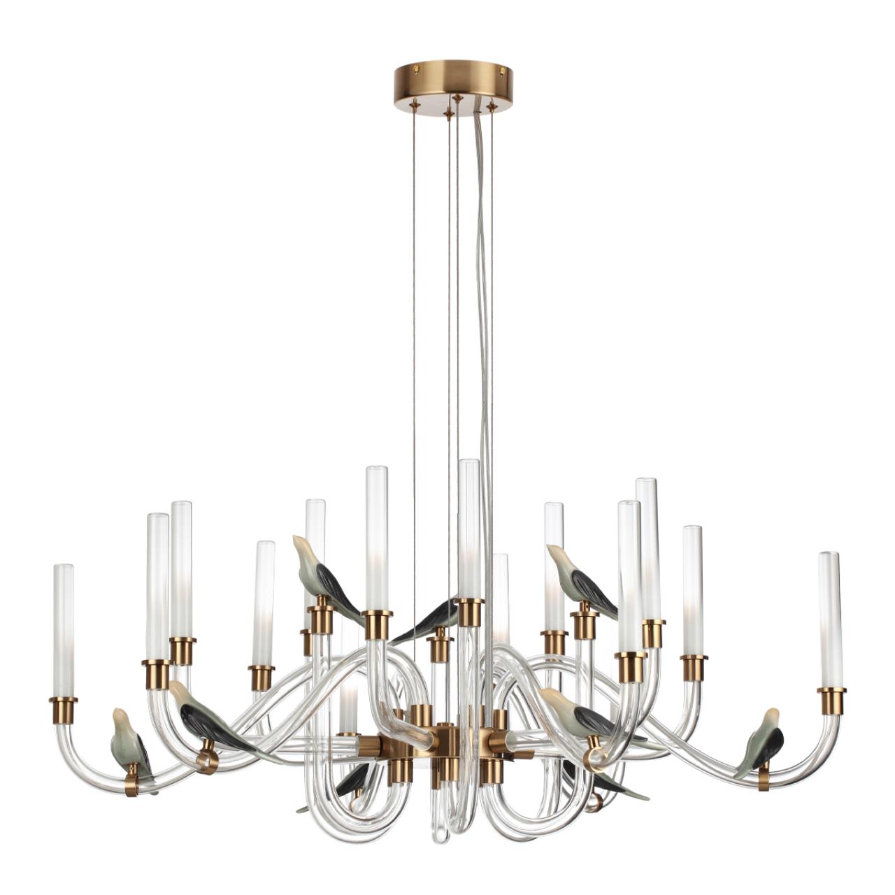 Люстра ODEON LIGHT EXCLUSIVE L-VISION LARK бронзовый LED*1 37